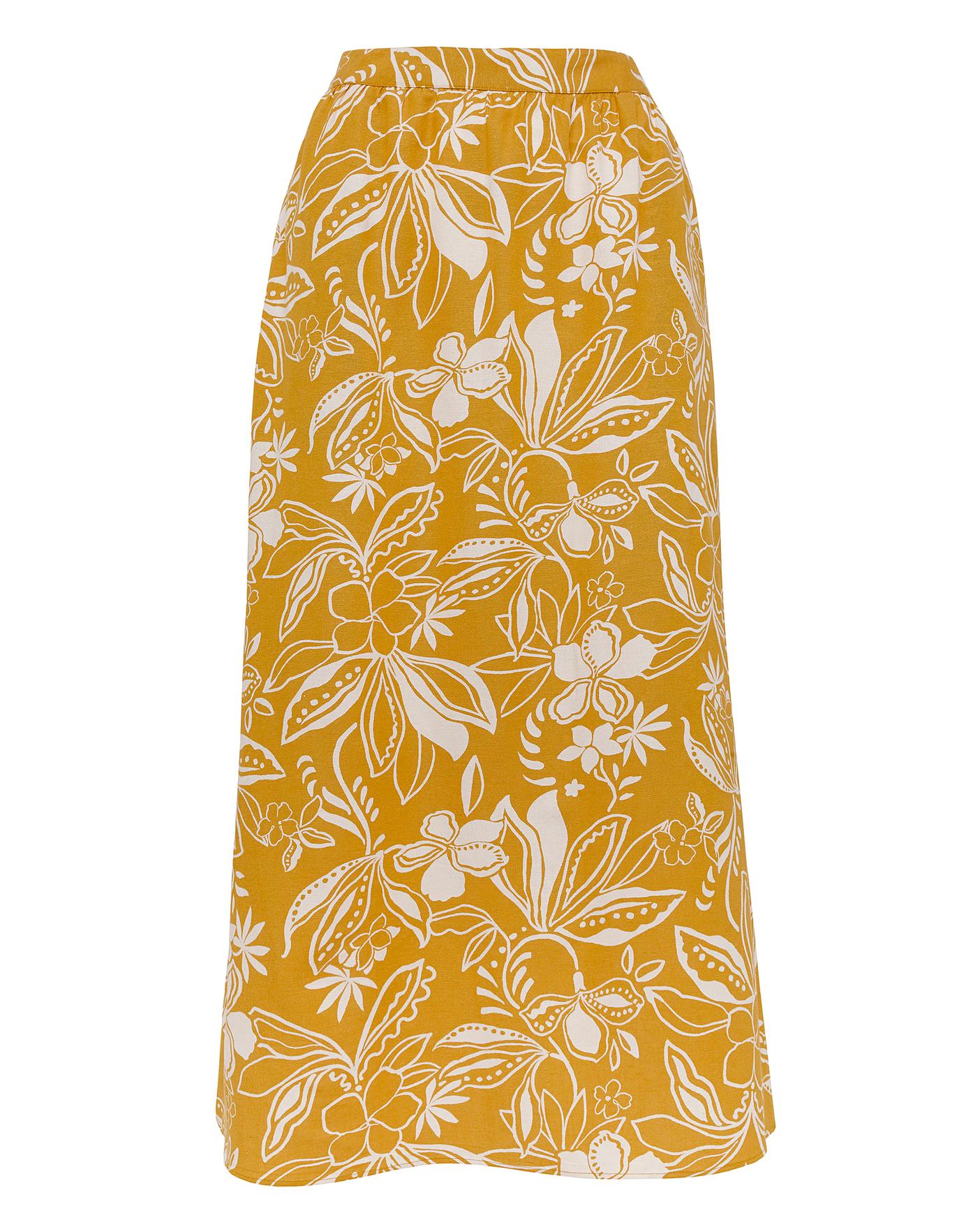 Mustard 2024 skirt tesco