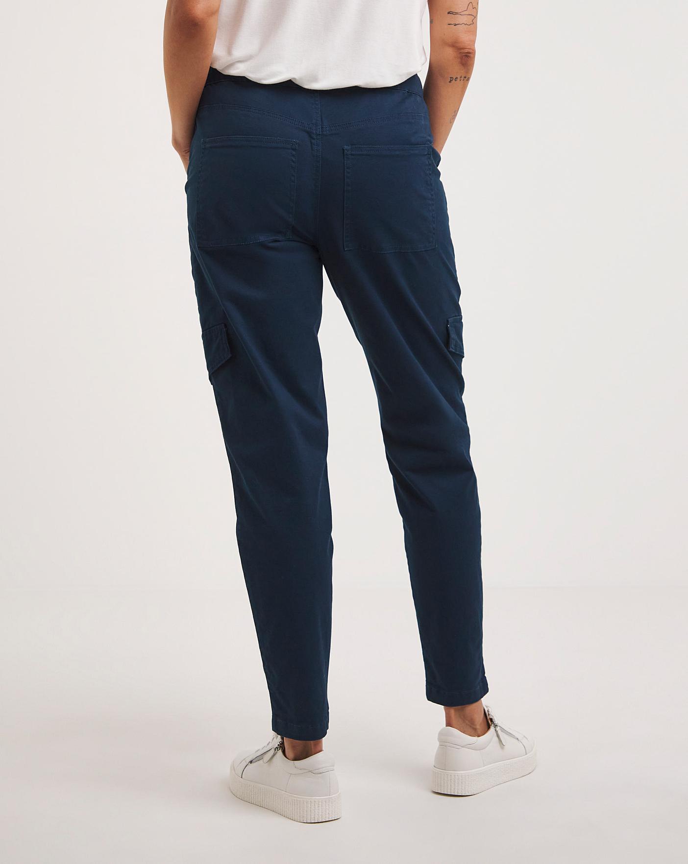 Cotton Tapered Cargo Trouser | J D Williams