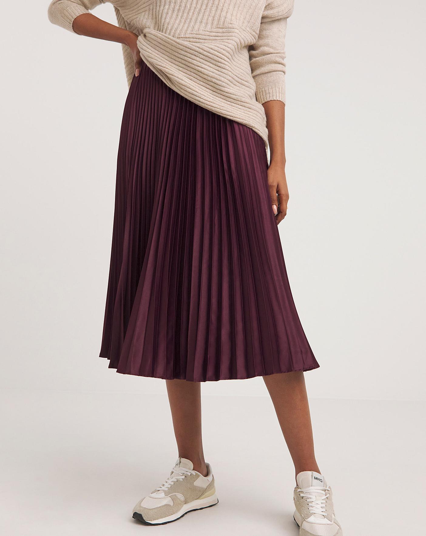 Pleated Midi Skirt | J D Williams