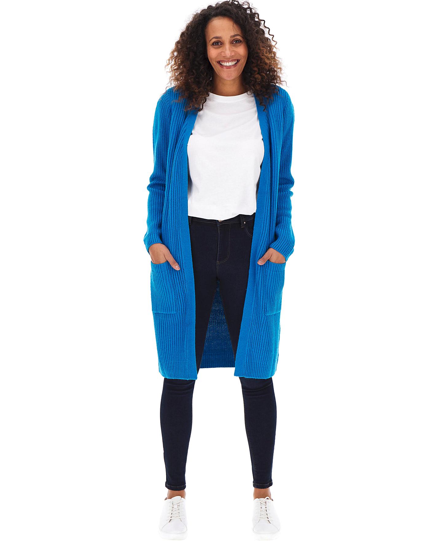 longline edge to edge cardigan