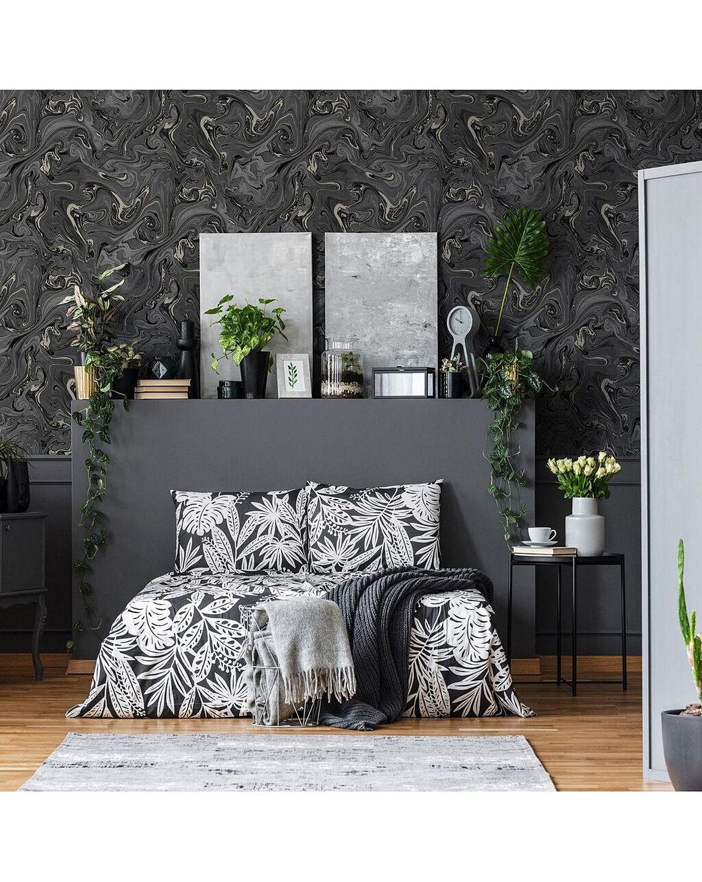 Liquid Marble Black Copper W Paper Home Essentials