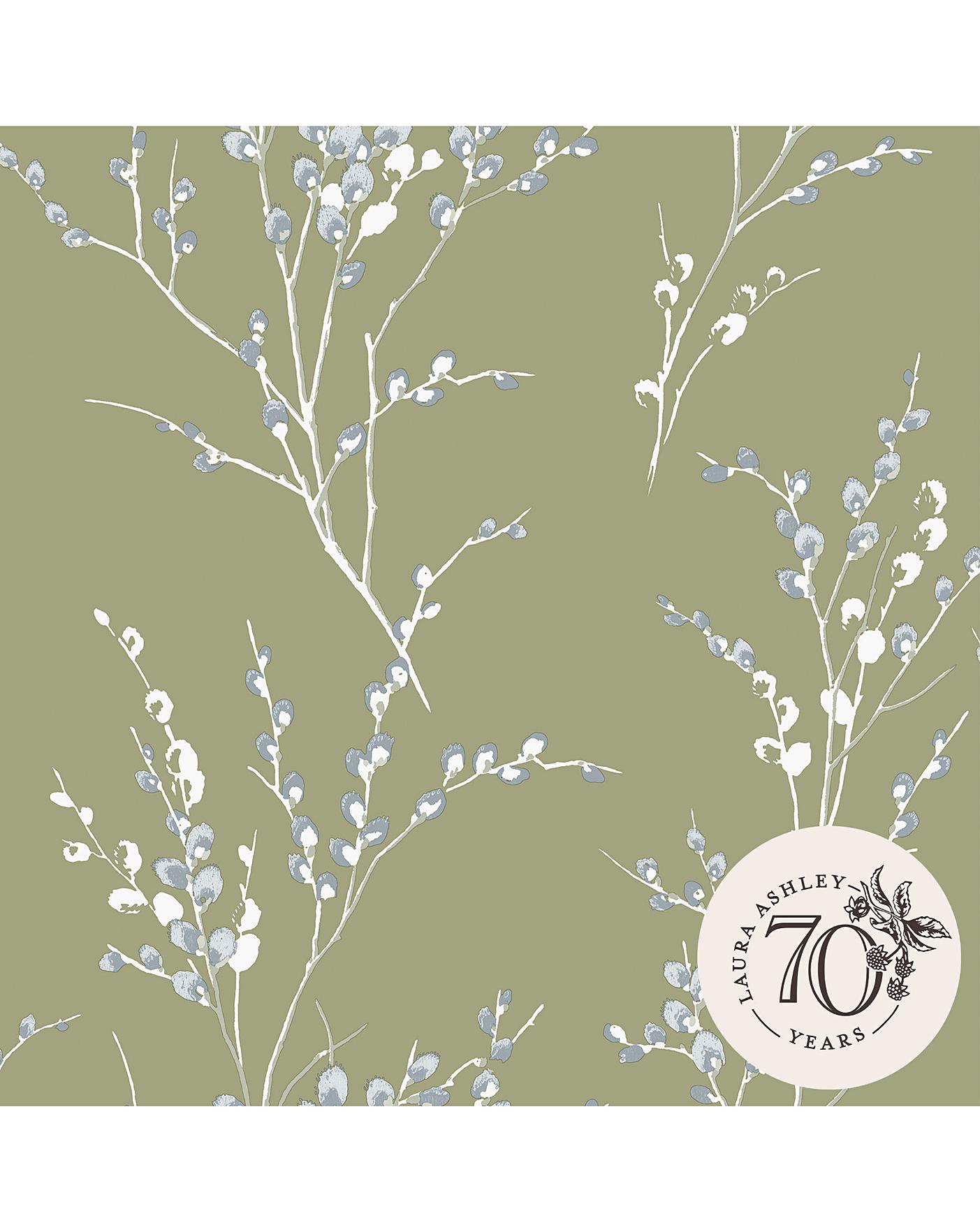 Laura Ashley Eglantine Silhoutte Wallpaper | Laura Ashley Wallpaper