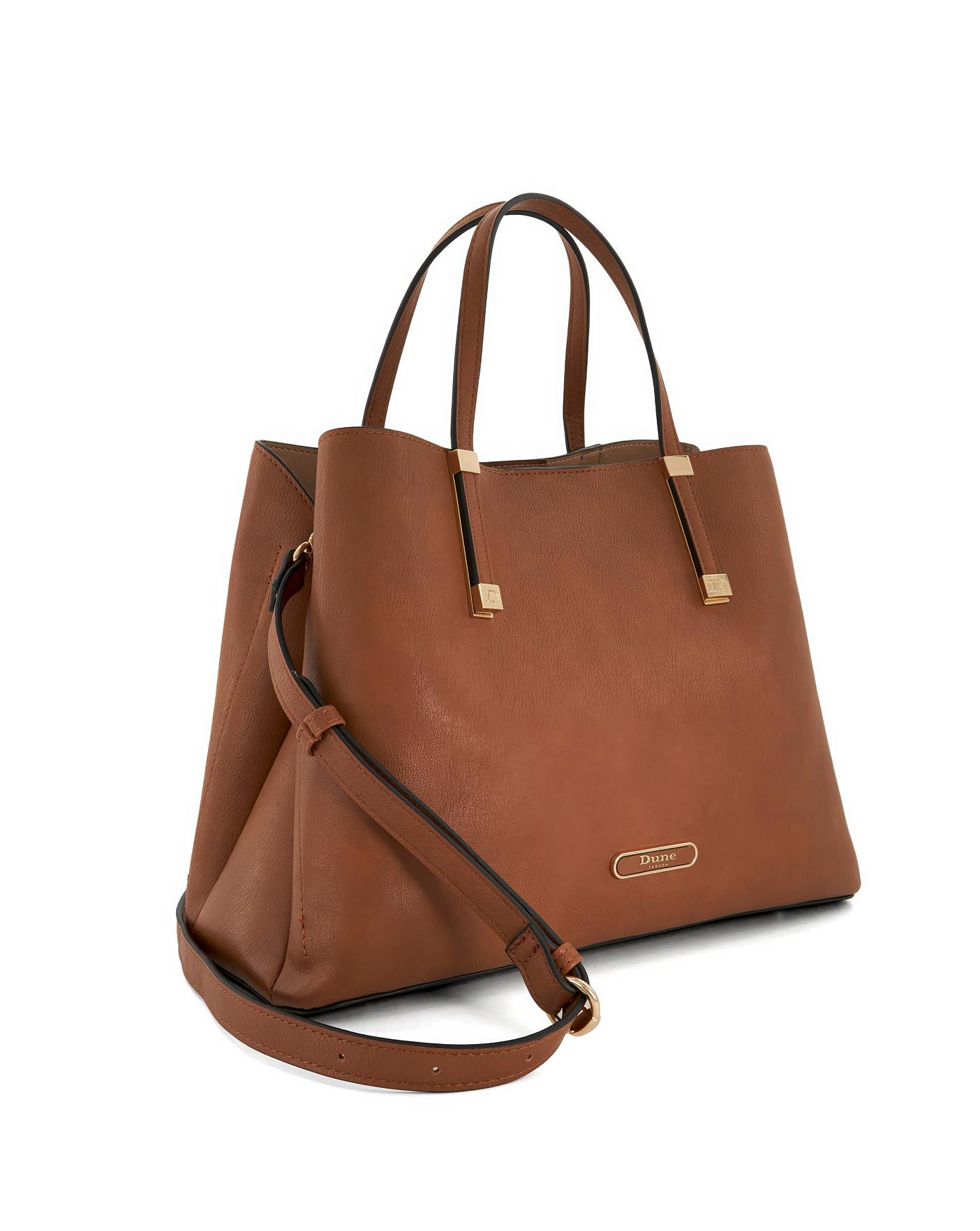 Dune Dorries Tan Shoulder Tote Bag Oxendales