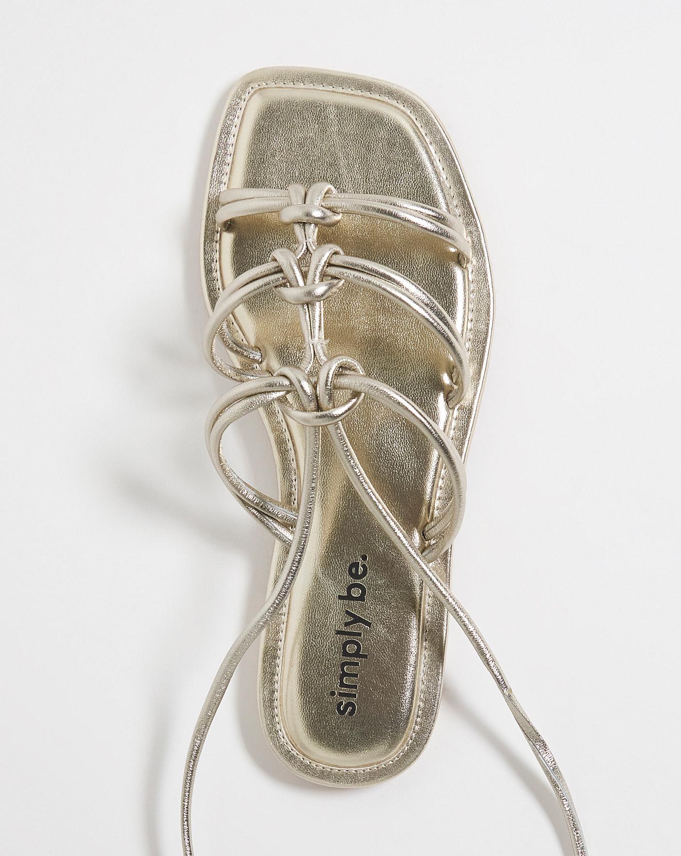 Simply be flat on sale sandals