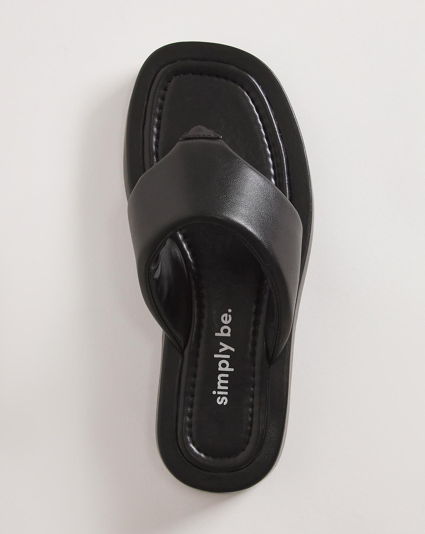 Simply be sandals store sale