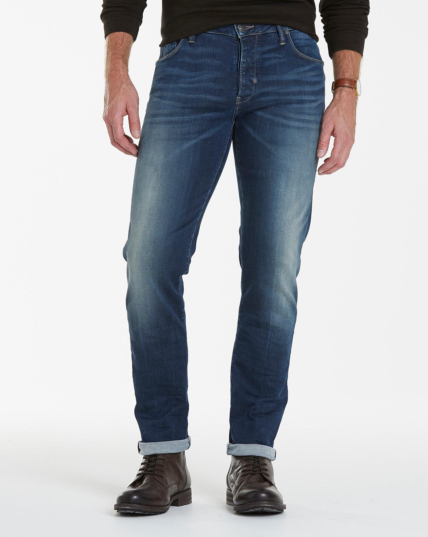 police slim fit jeans