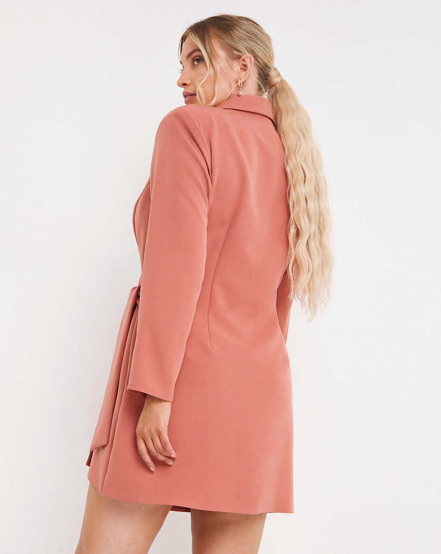 Rust blazer outlet dress