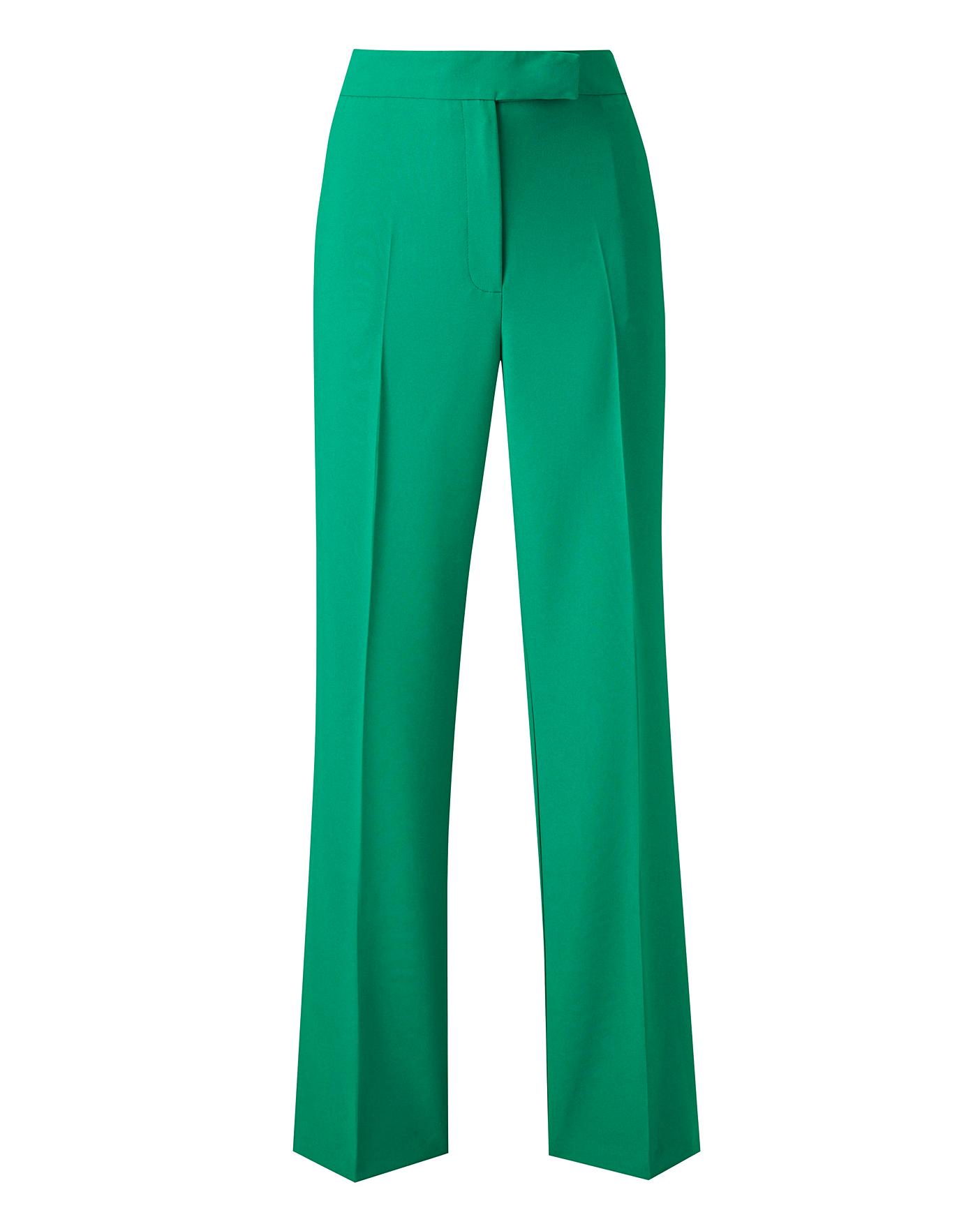 green trousers