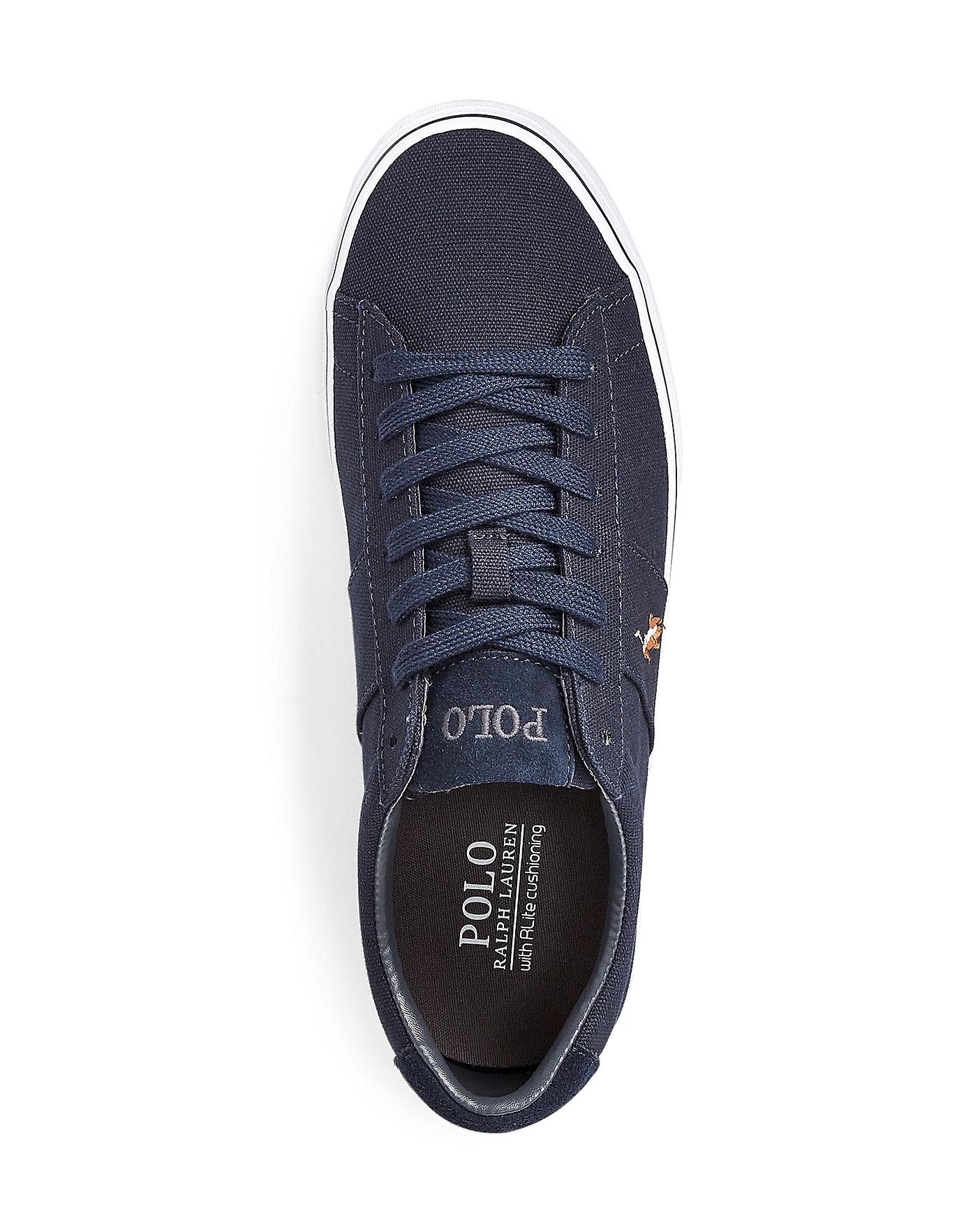 Polo Ralph Lauren Sayer Canvas Trainer Fashion World