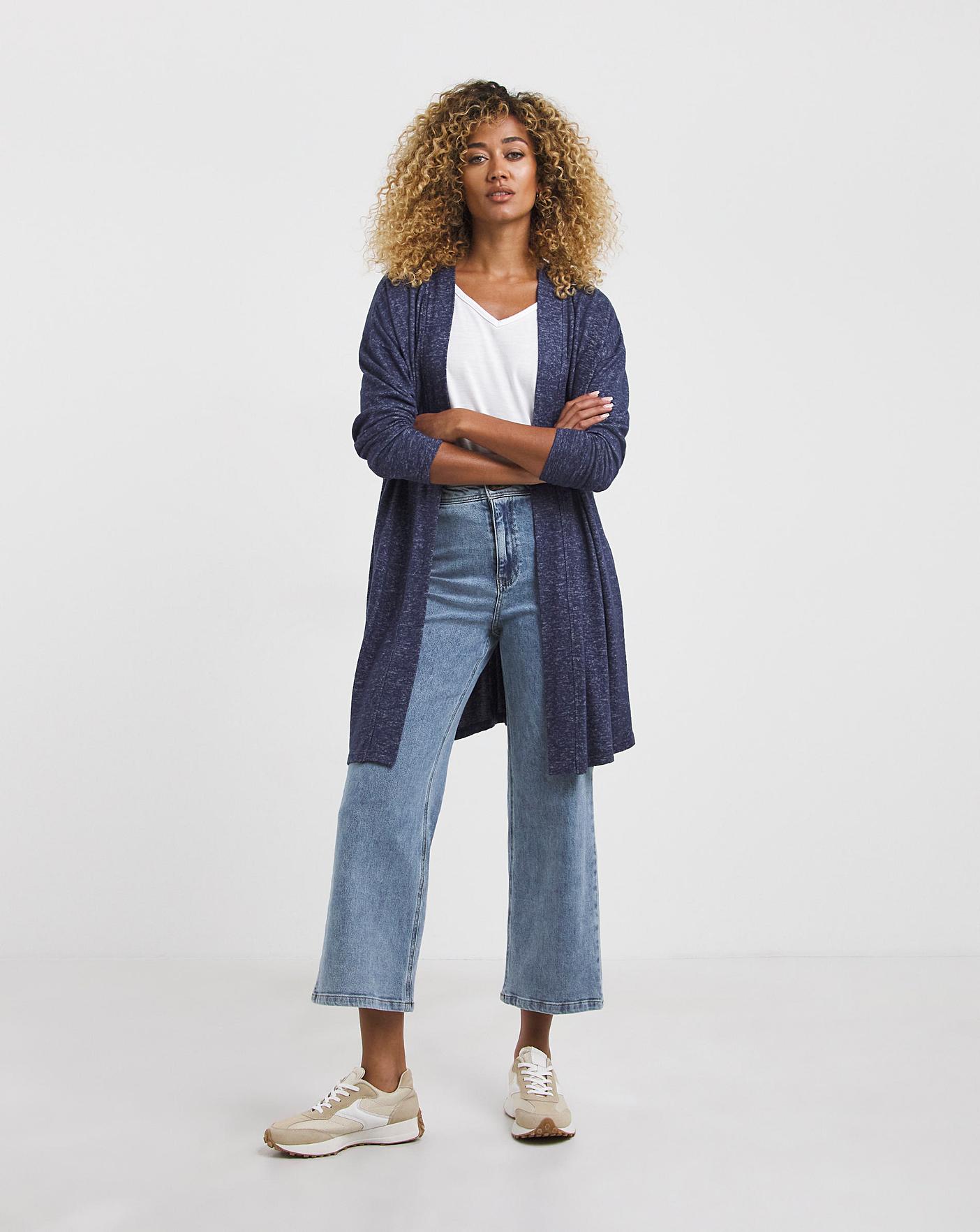 Navy Soft Touch Cardigan J D Williams