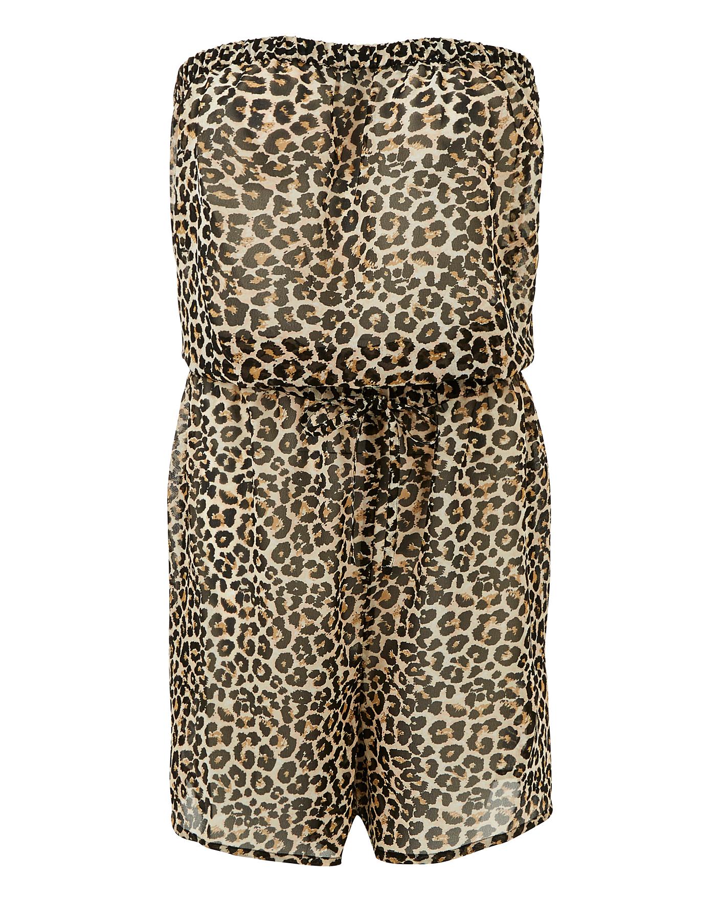 animal print playsuits