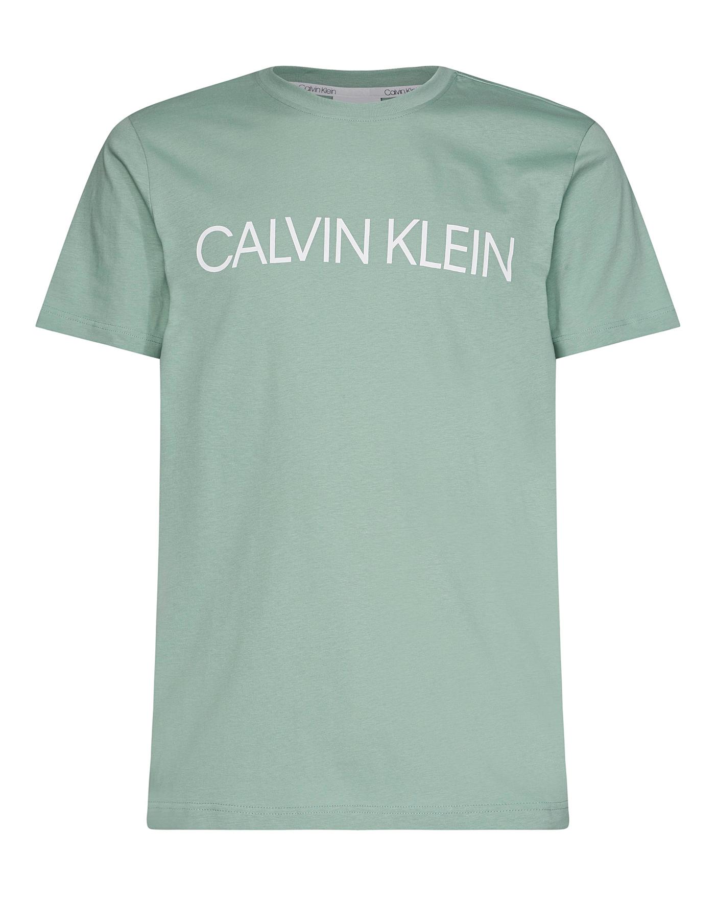 calvin klein green t shirt