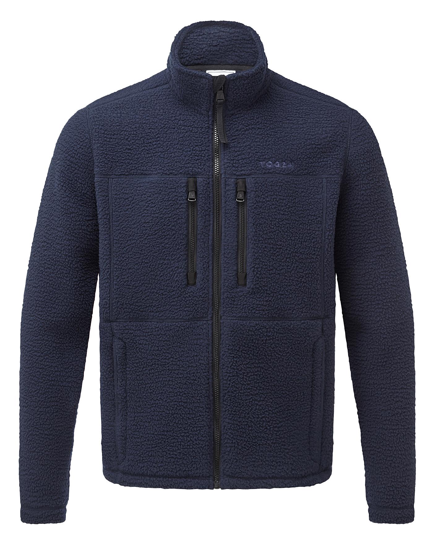 Tog24 Leonard Mens Sherpa Fleece Jacket | Jacamo