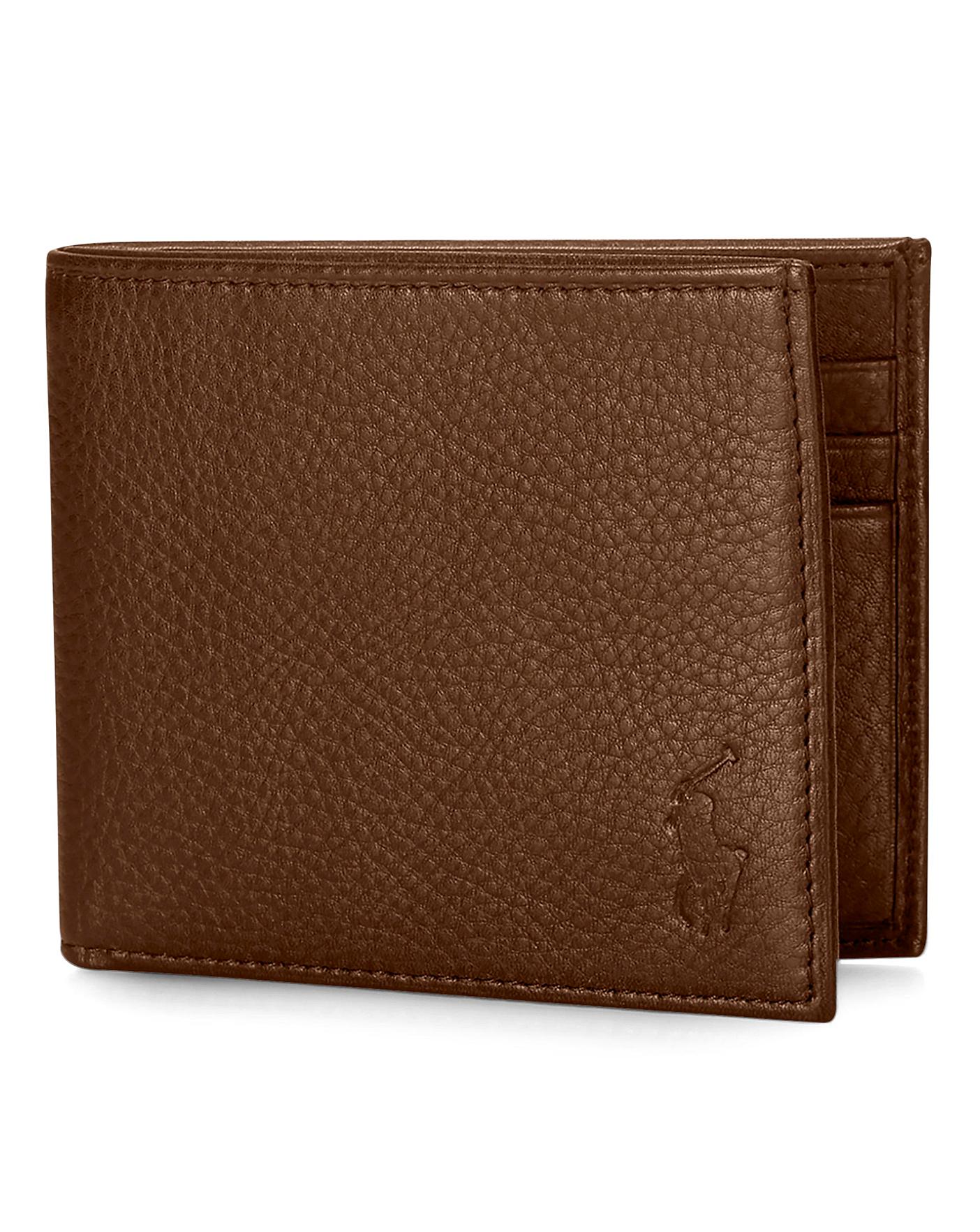 polo leather wallet