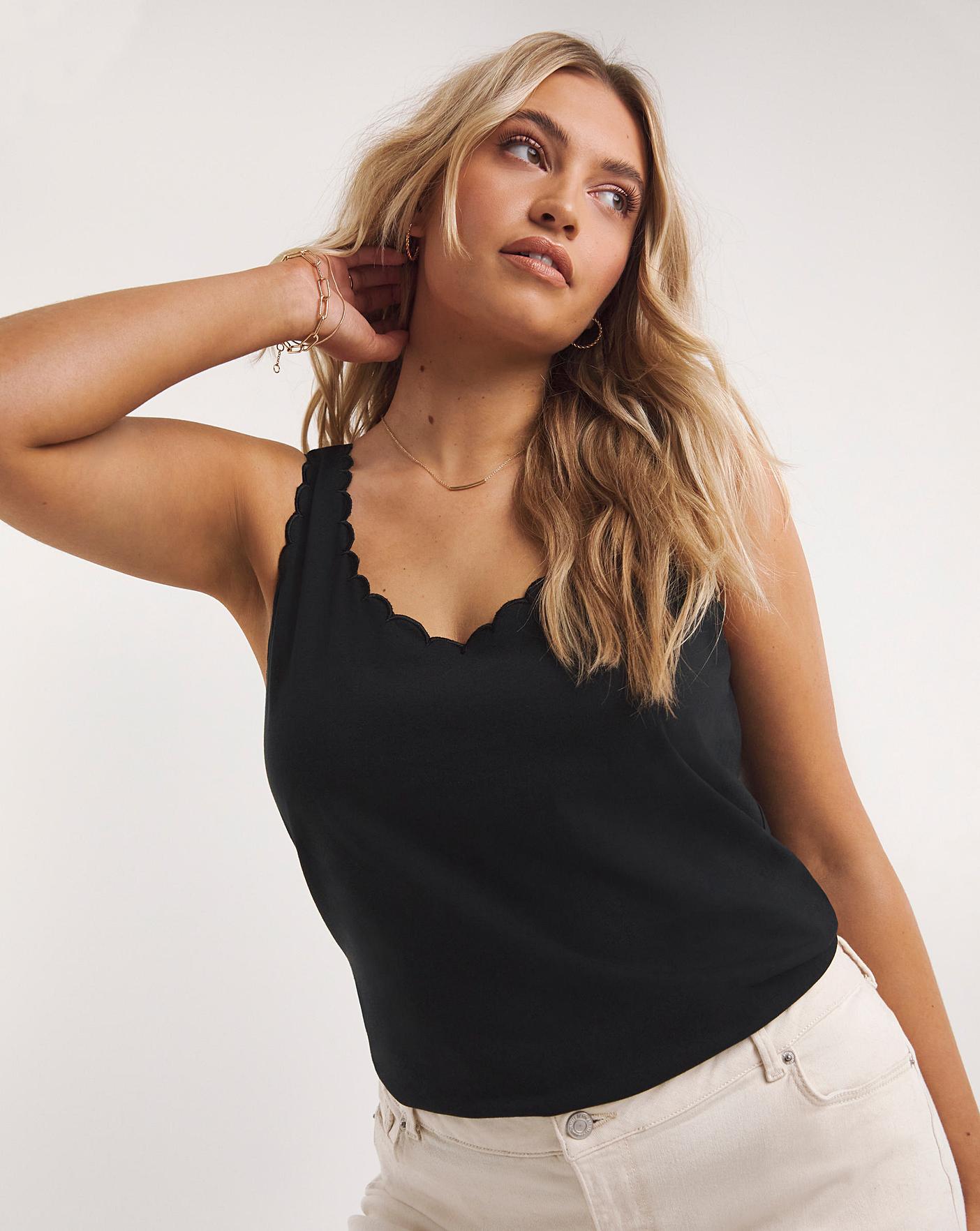 Lace Scallop Camisole, Sustainable Womenswear