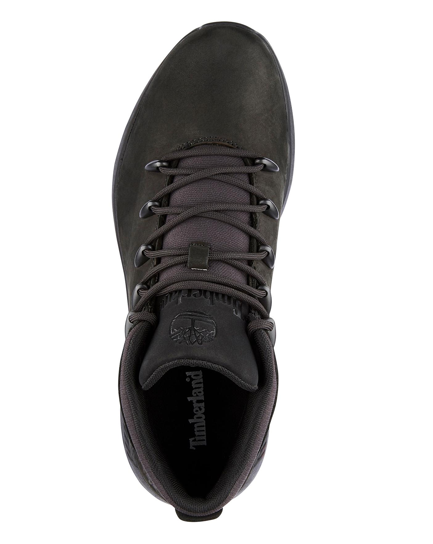 timberland black euro sprint trekker boots