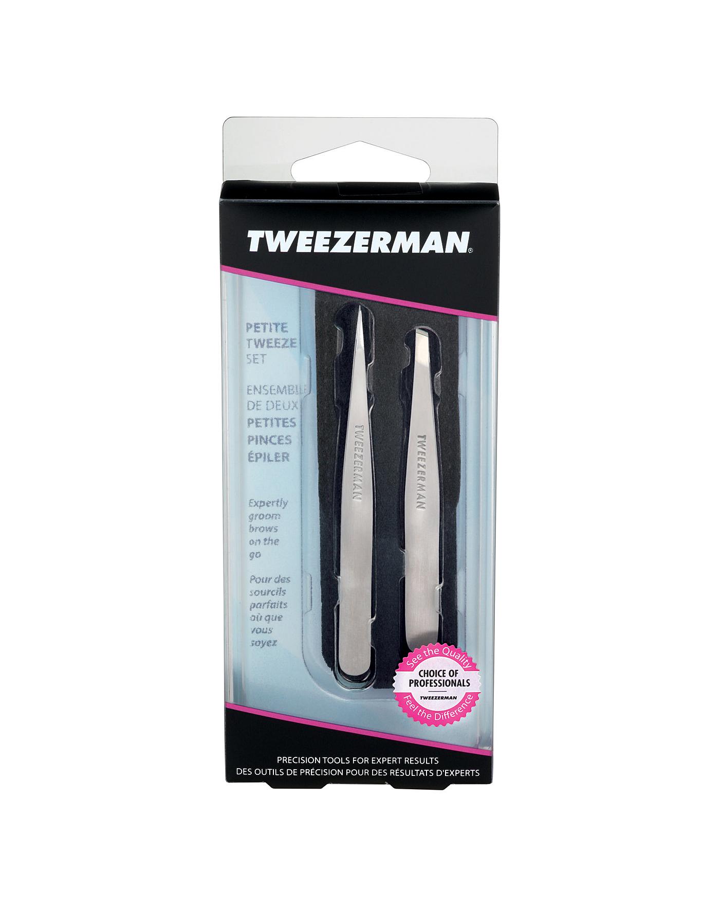 Customer Reviews: Tweezerman Petite Tweeze Set with Case Stainless