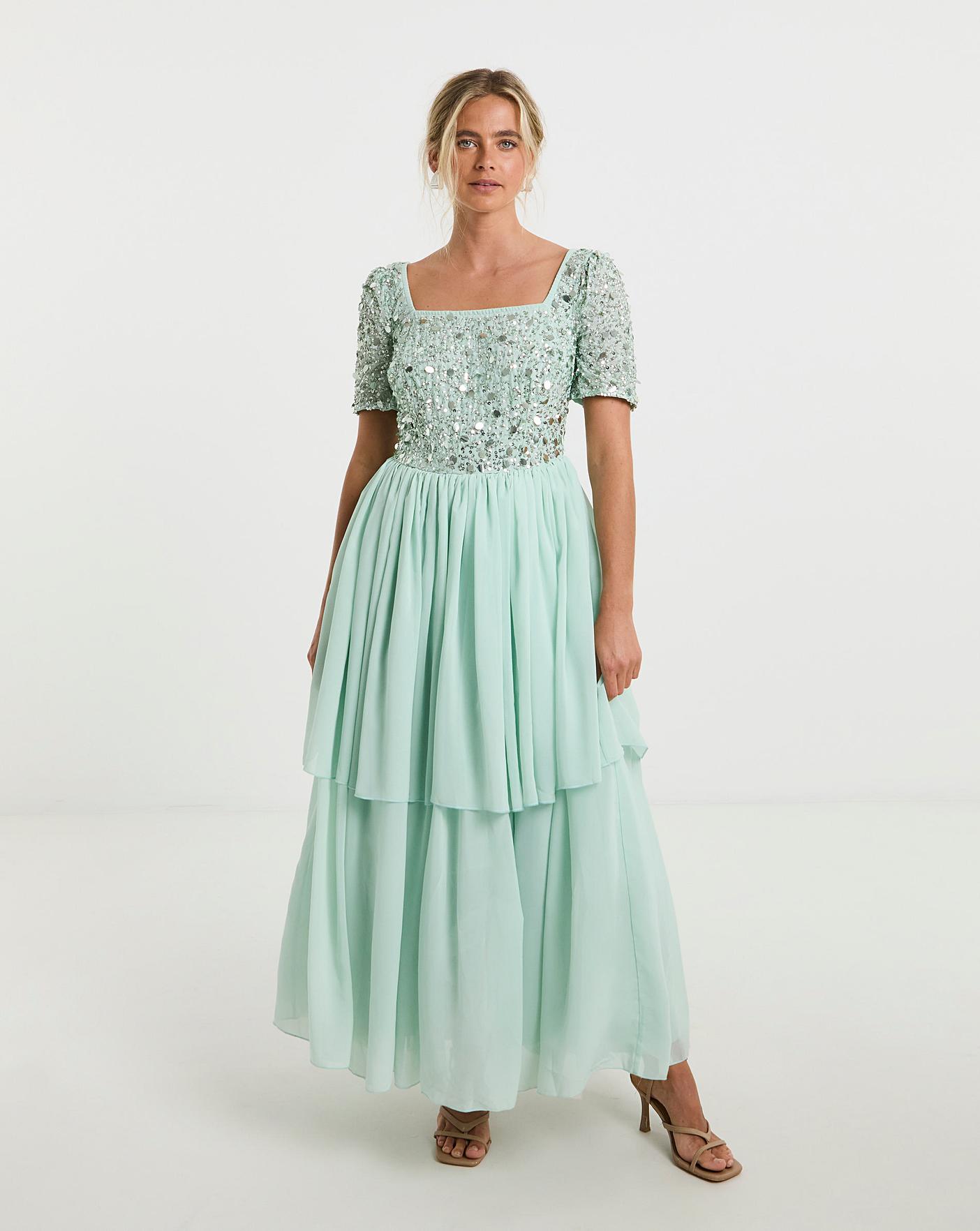 maya curve sequin maxi dress Maya Curve Sequin Maxi Dress