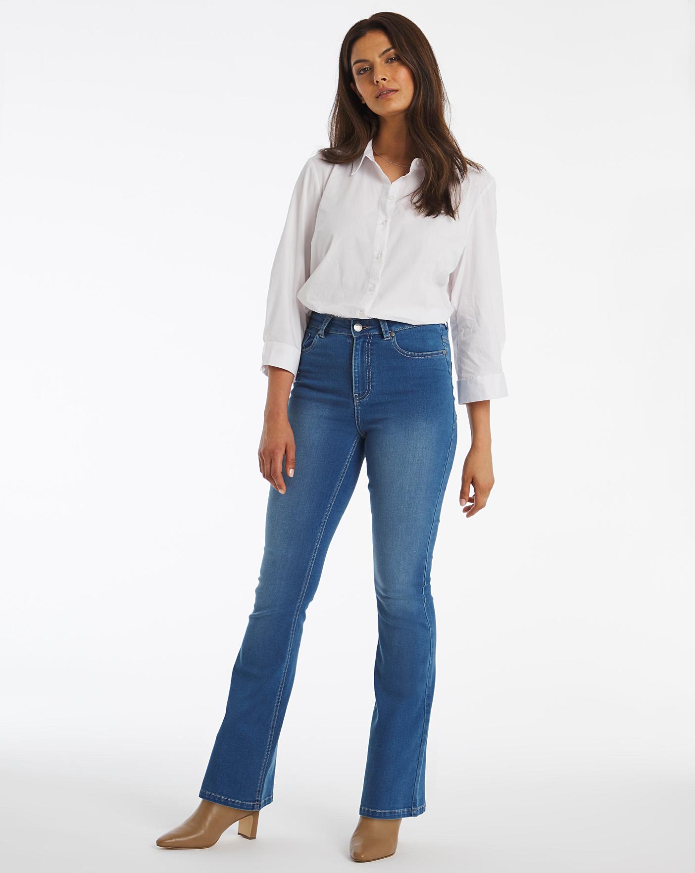 super stretch bootcut jeans