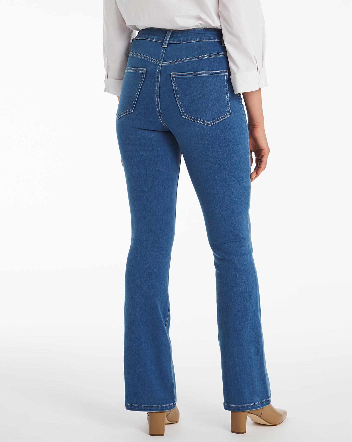 Kim High Waist Super Soft Bootcut Jeans | J D Williams