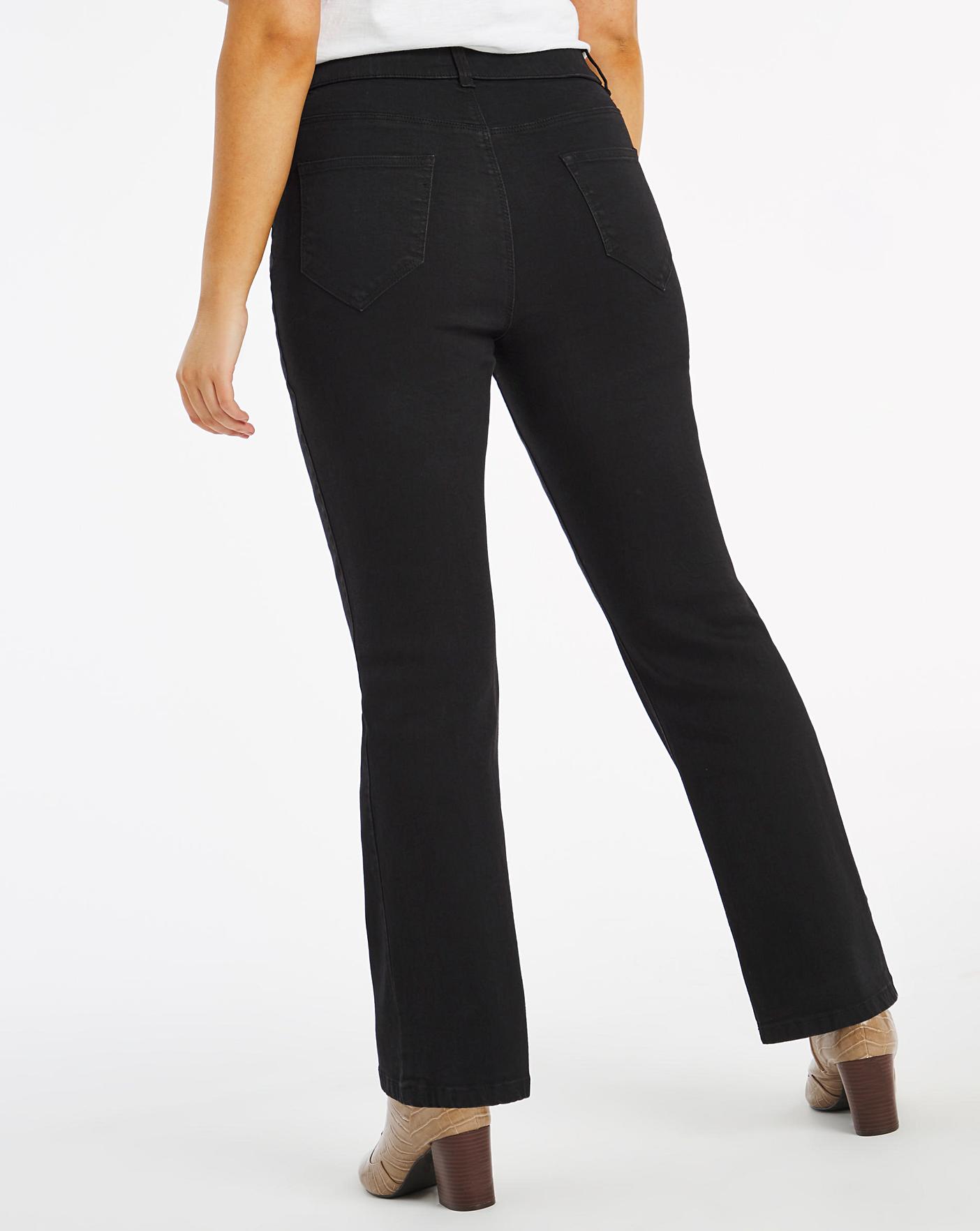 24/7 Organic Black Bootcut Jeans 