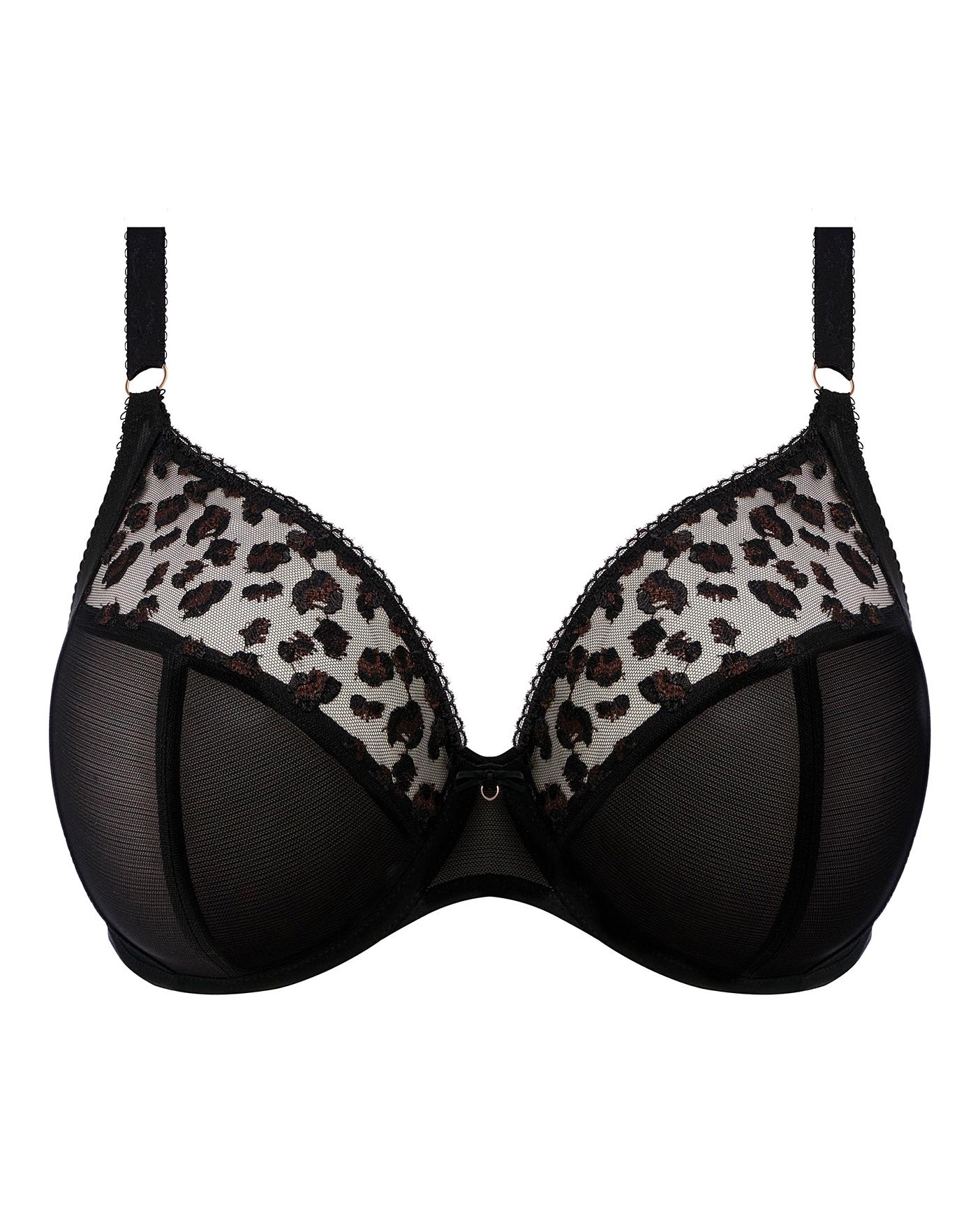 Joanna Black Thongs with Lace - Polka Dot Bra