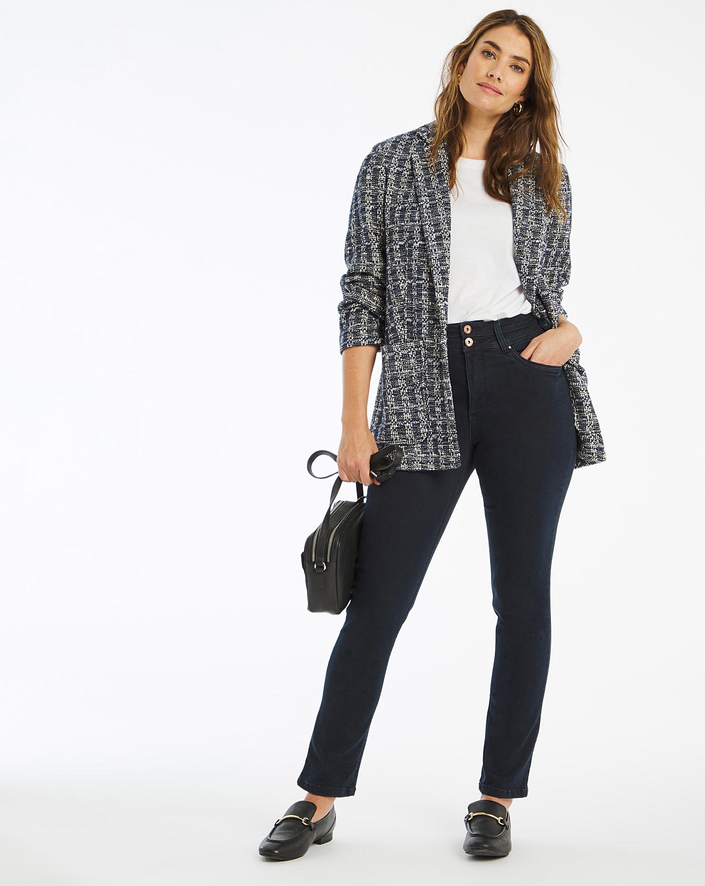 shape and sculpt straight leg jeans