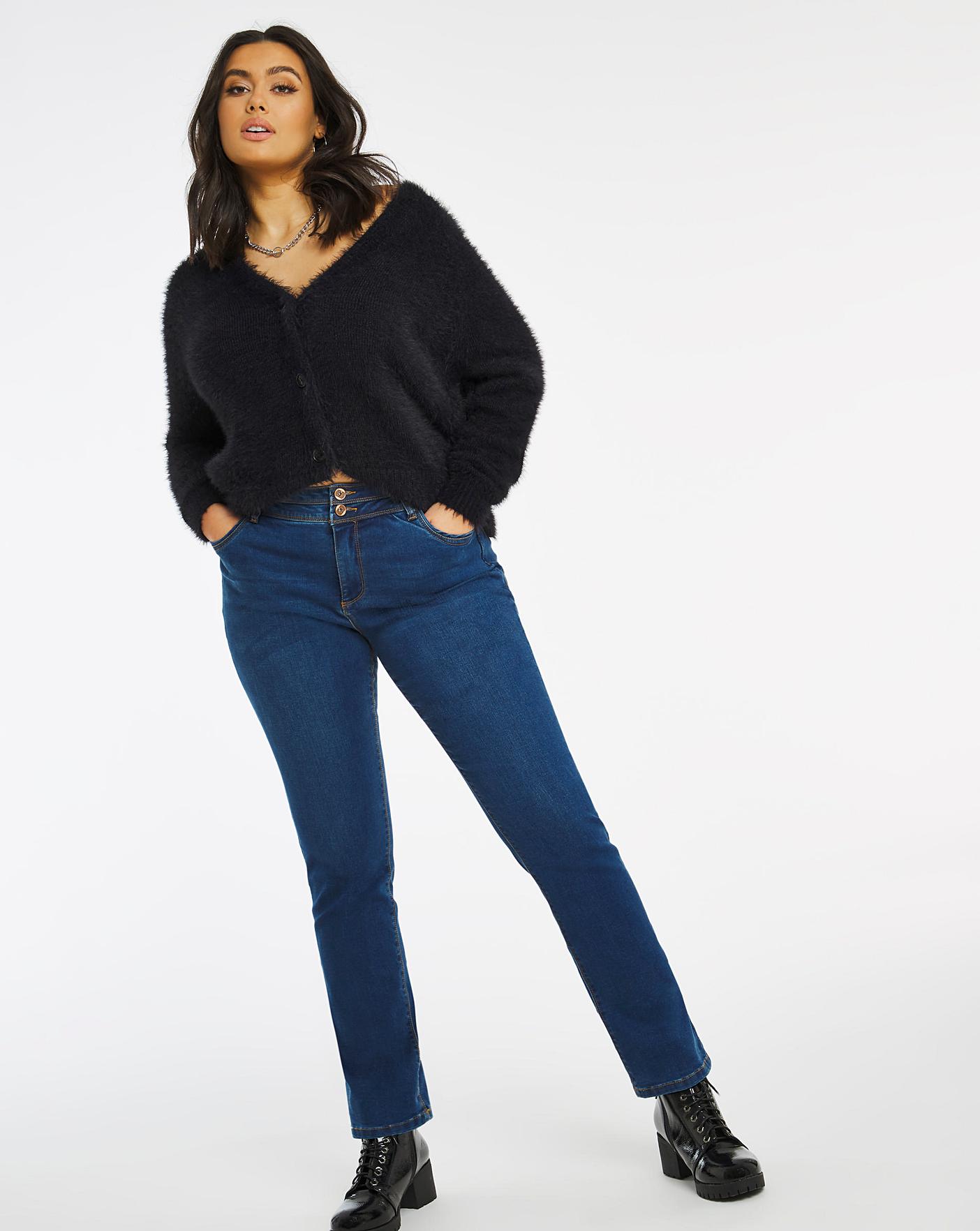 shape and sculpt straight leg jeans