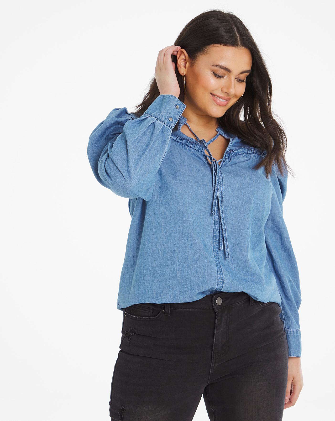 lightweight denim shirt