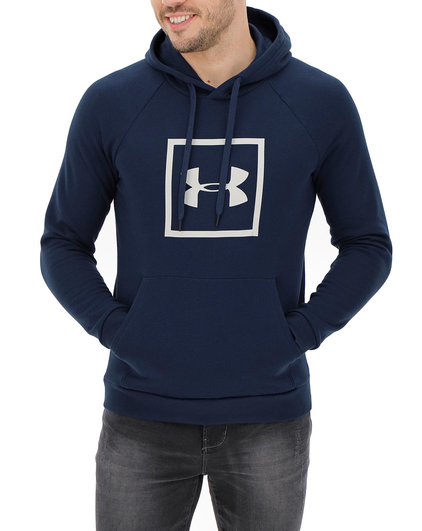 under armour box logo hoodie
