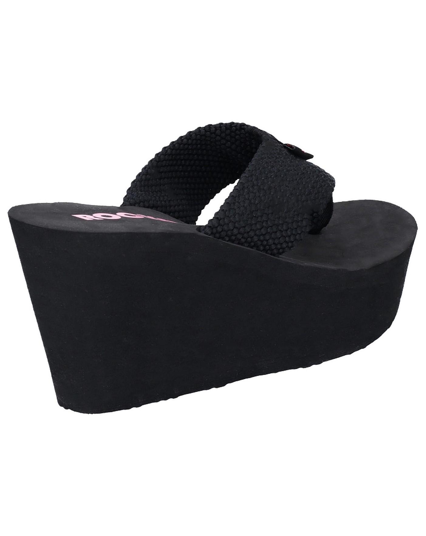 rocket dog diver wedge flip flops