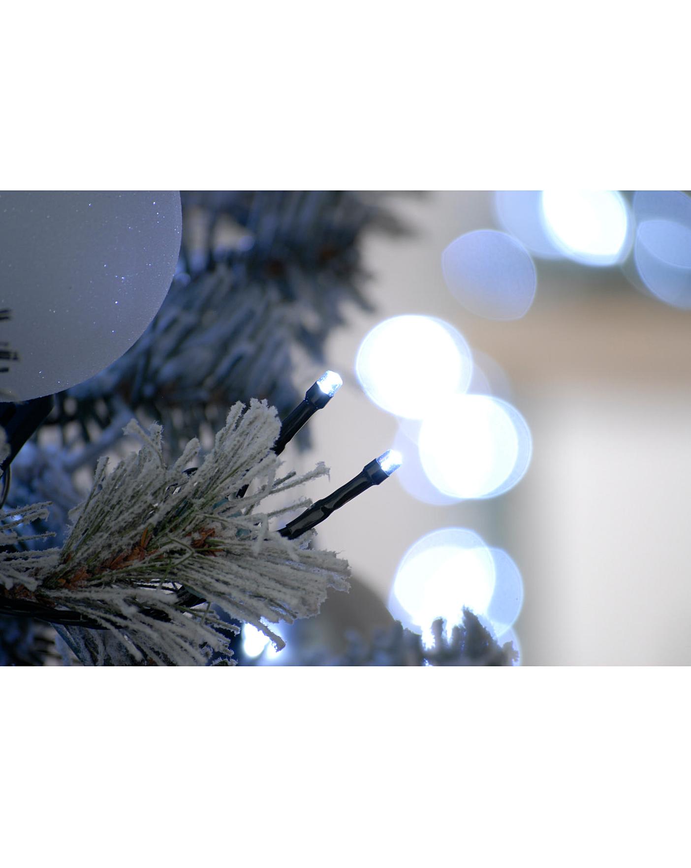 Philips 60ct christmas led faceted sphere string lights cool white gw discount