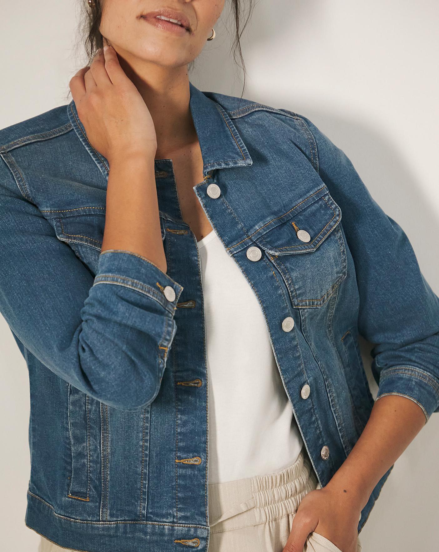 Fashion world denim clearance jacket