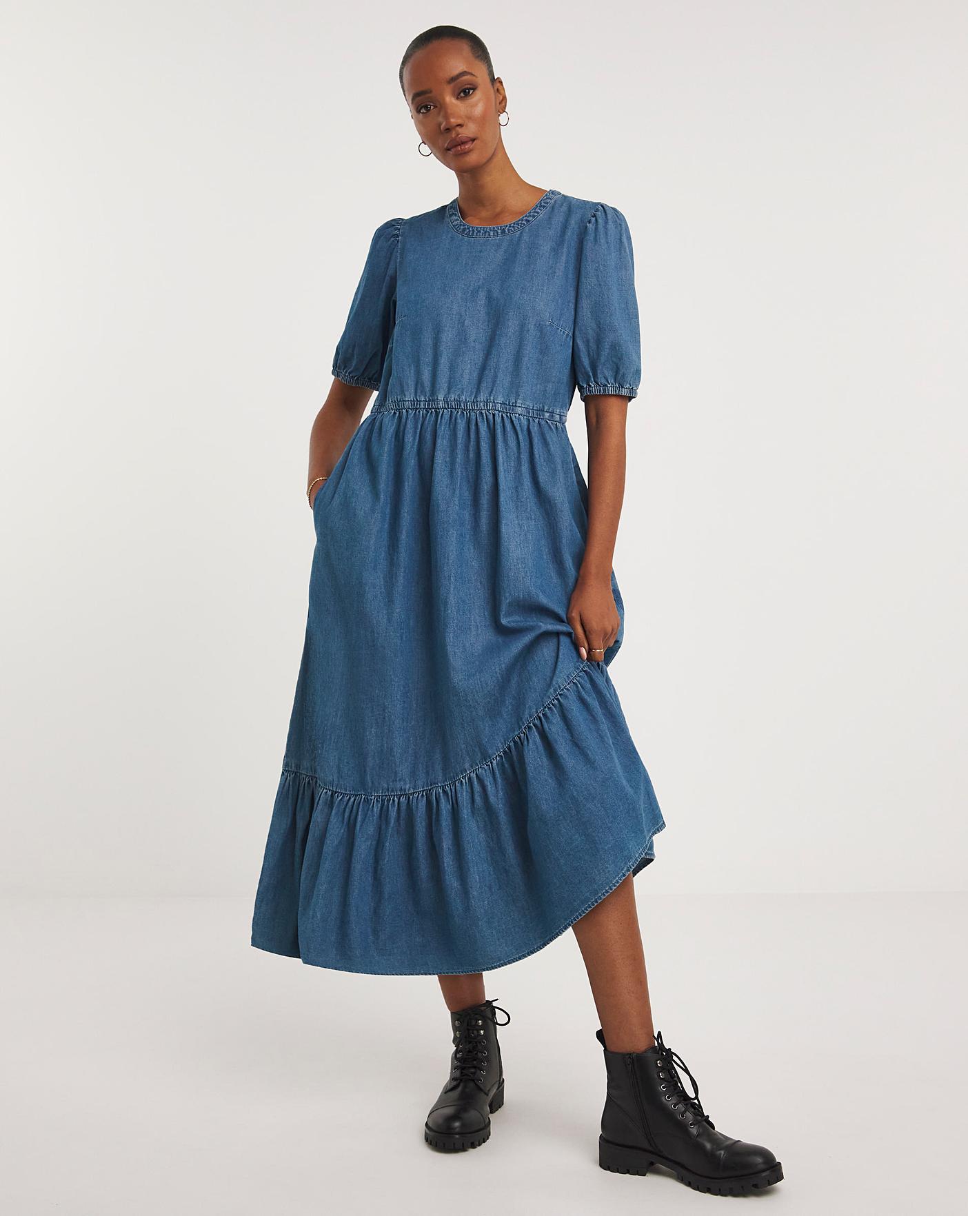 Denim day dress best sale