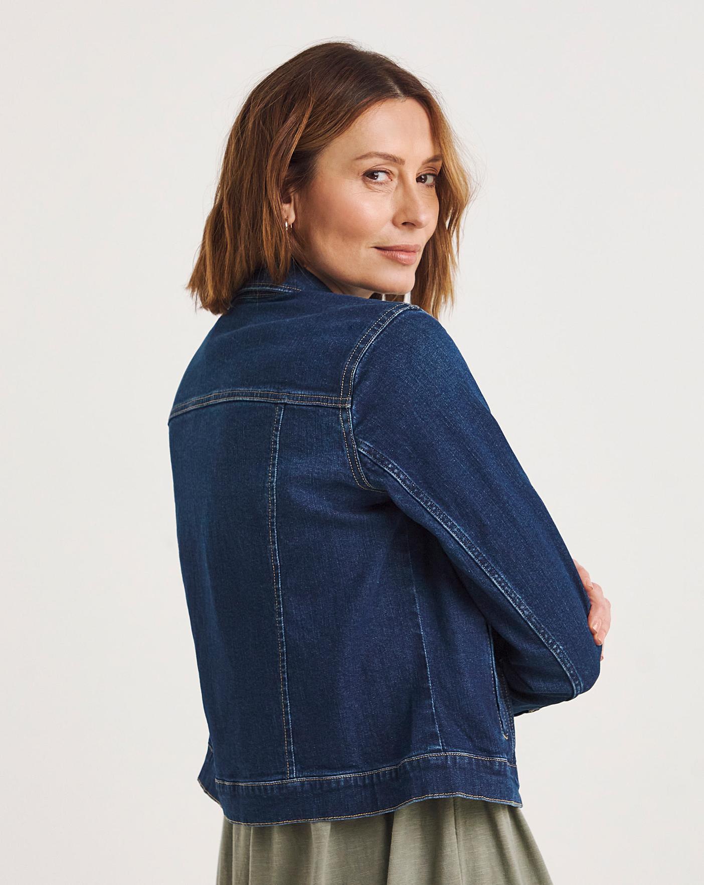 Indigo Western Denim Jacket | Fashion World