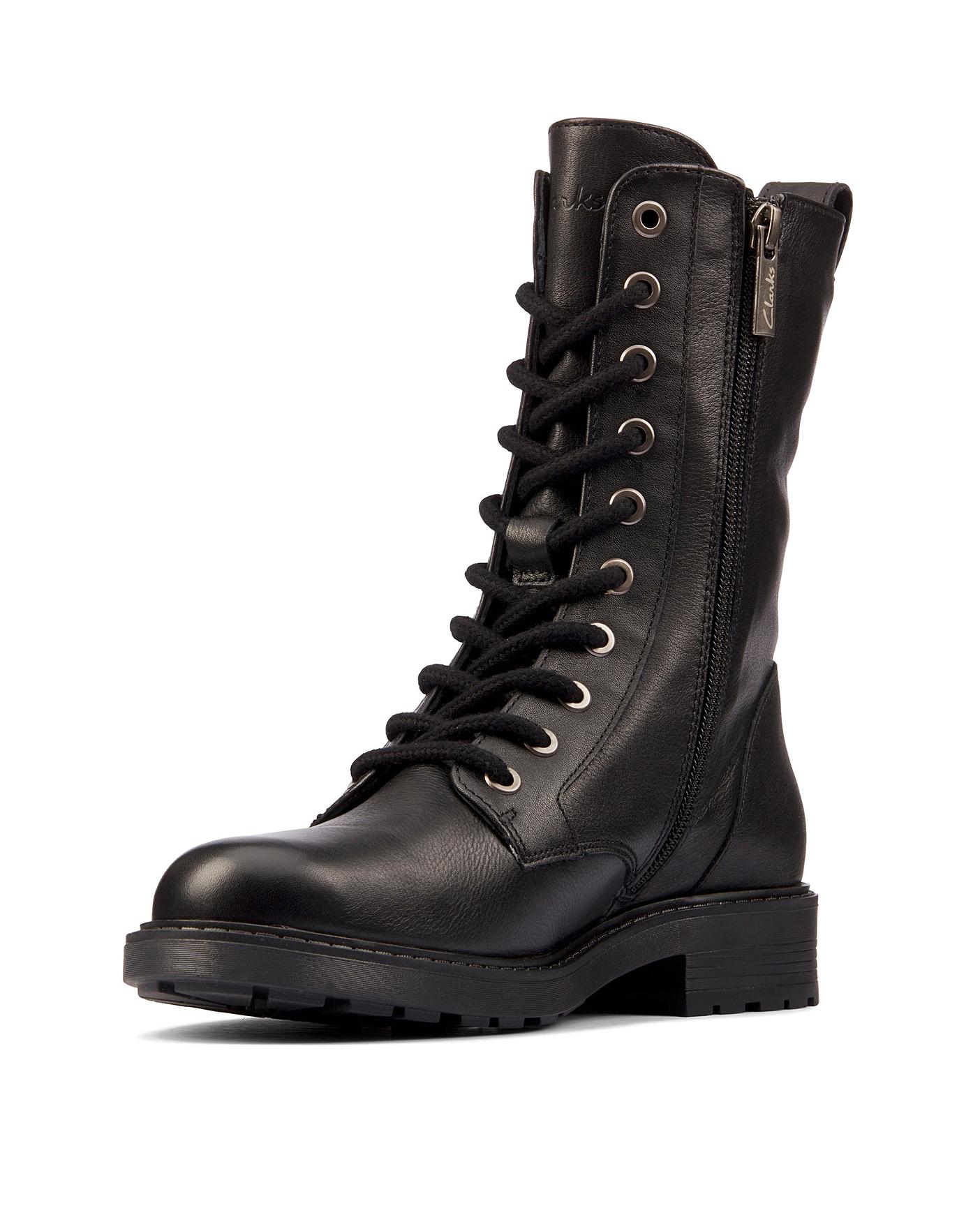 Clarks store military boots