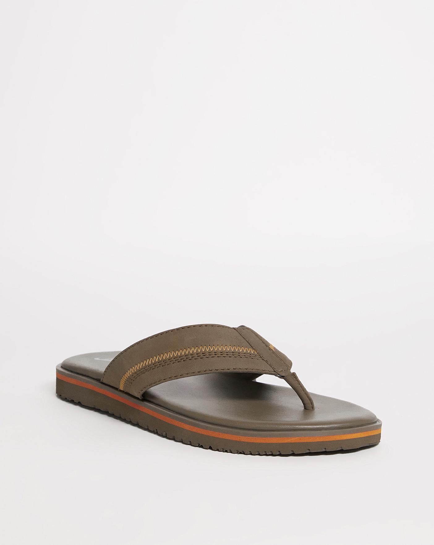 Joe Browns Leather Toe Post Wide Fit 