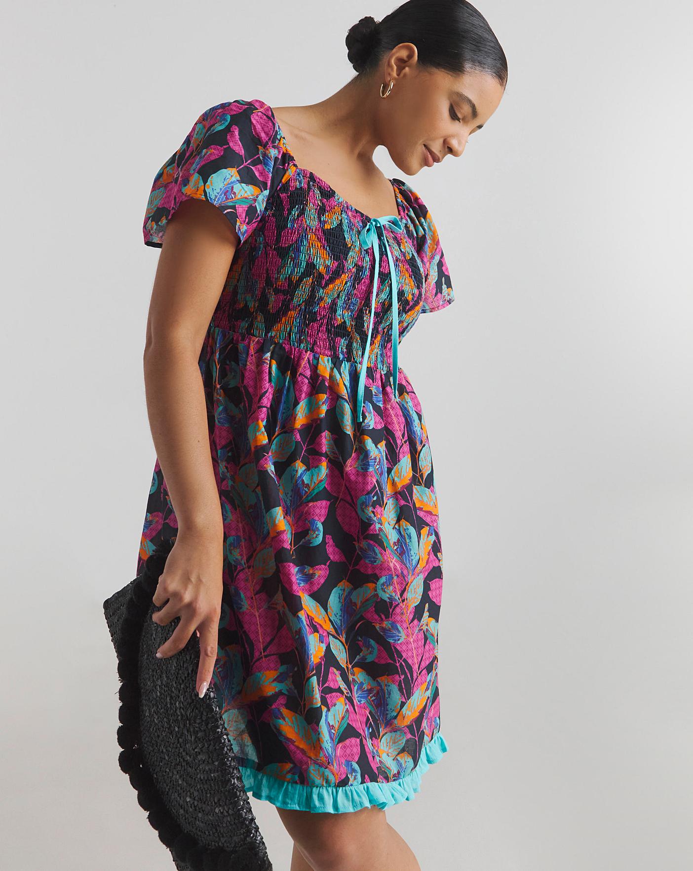 honey brown dress HONEY MINI DRESS – WATERMOON main image 1