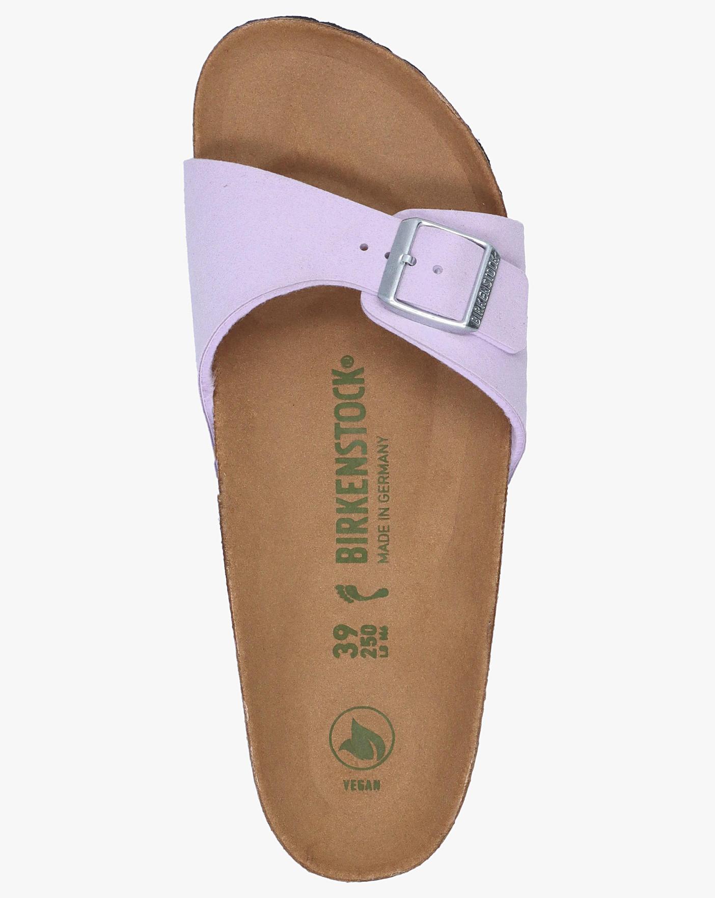 Birkenstock Madrid Vegan Purple Fog Mule Fashion World
