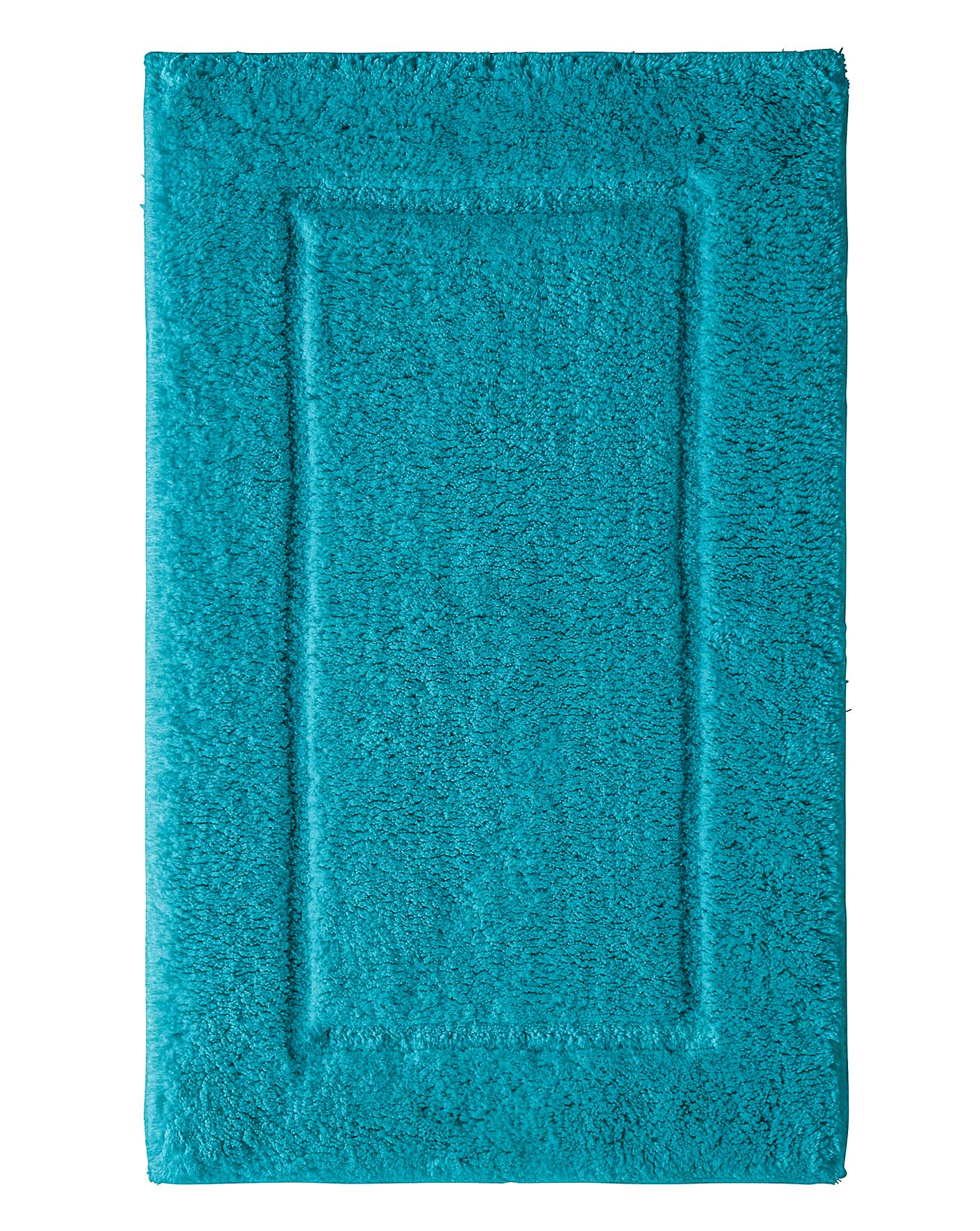 Supersoft Snuggle Bath Mats Teal J D Williams