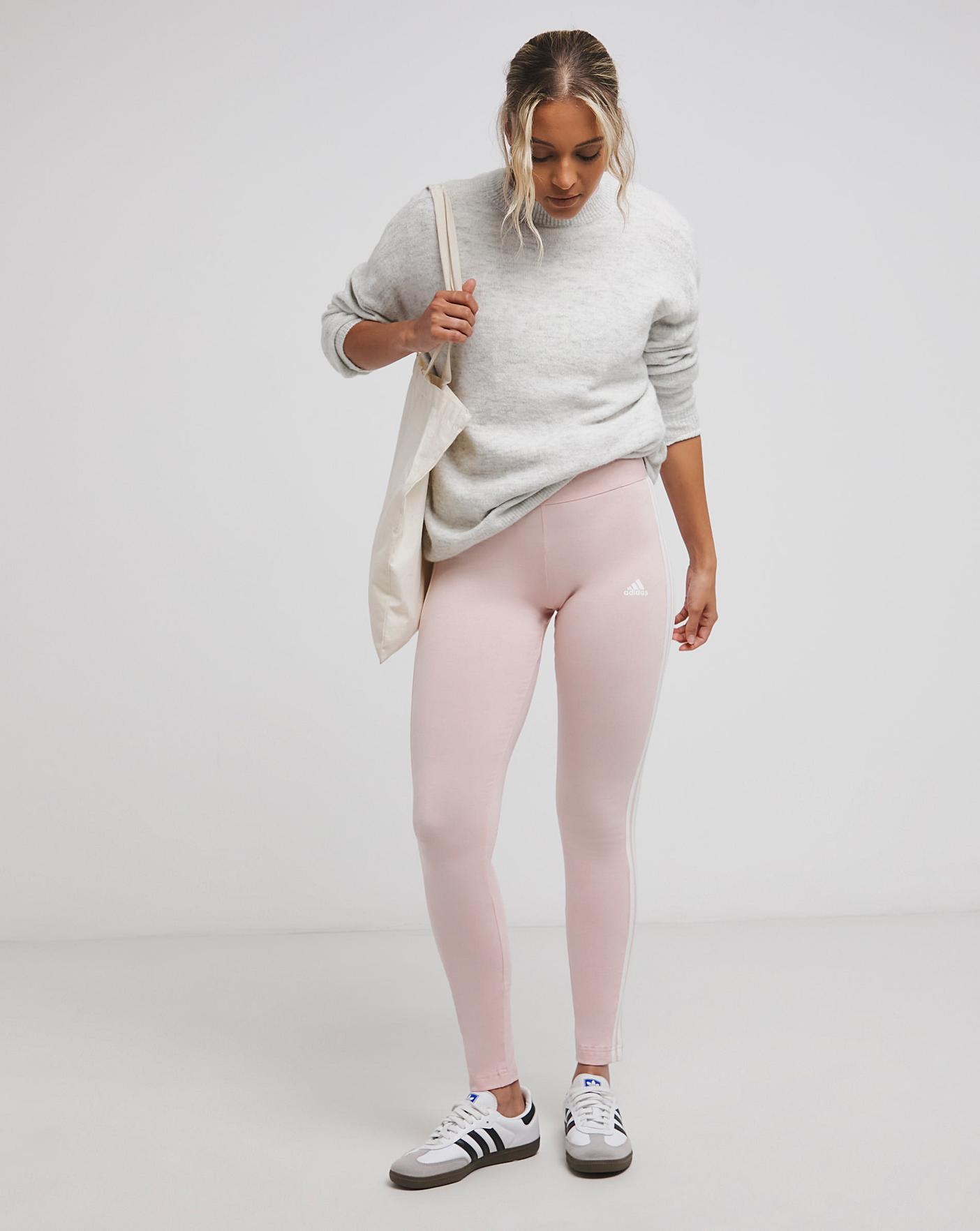 leggings 3 stripes pink