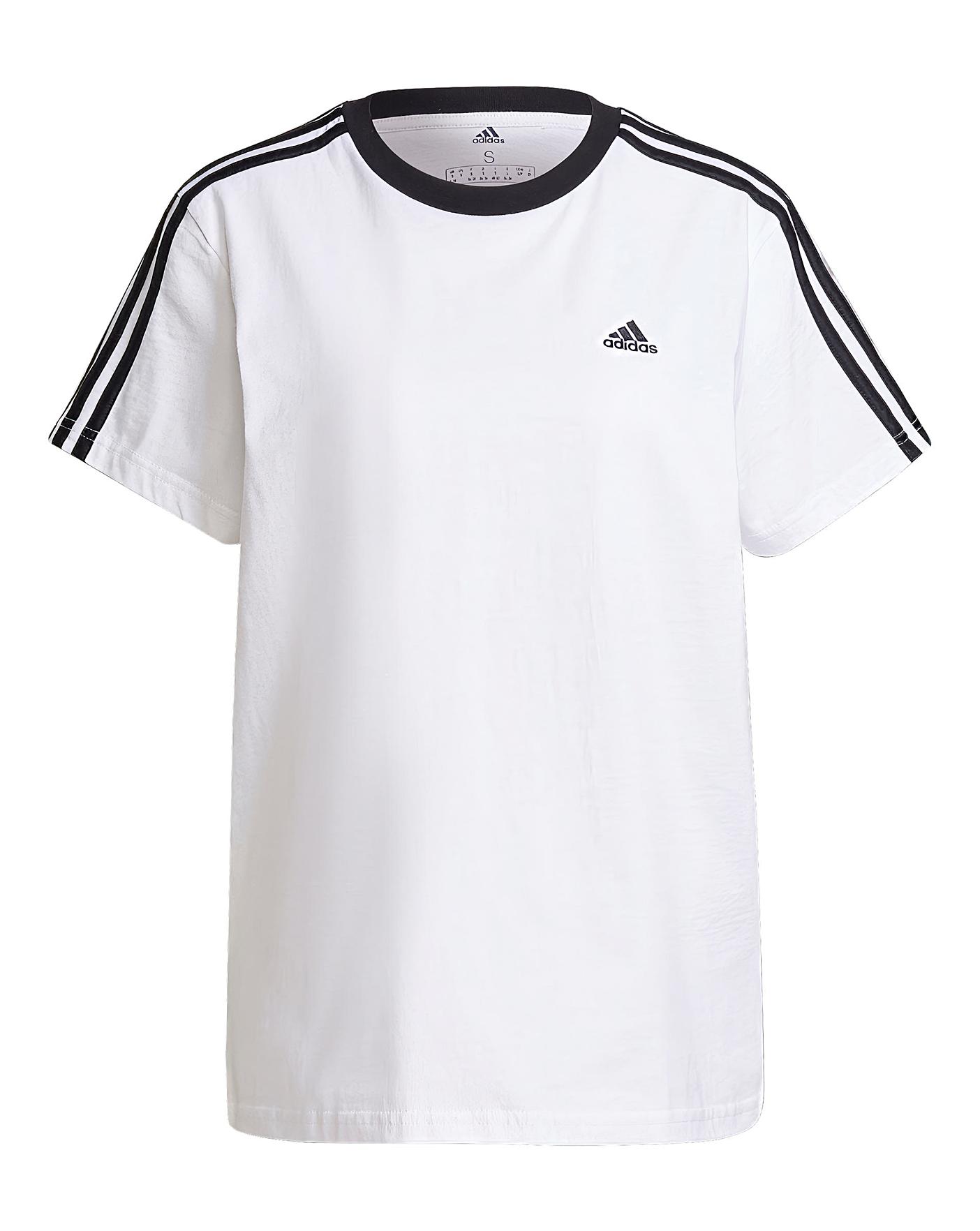 adidas 3 Stripes Boyfriend T Shirt Marisota