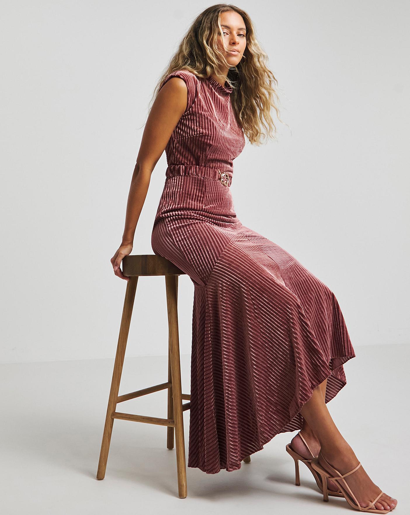 Little Mistress Velvet Maxi dress Fashion World