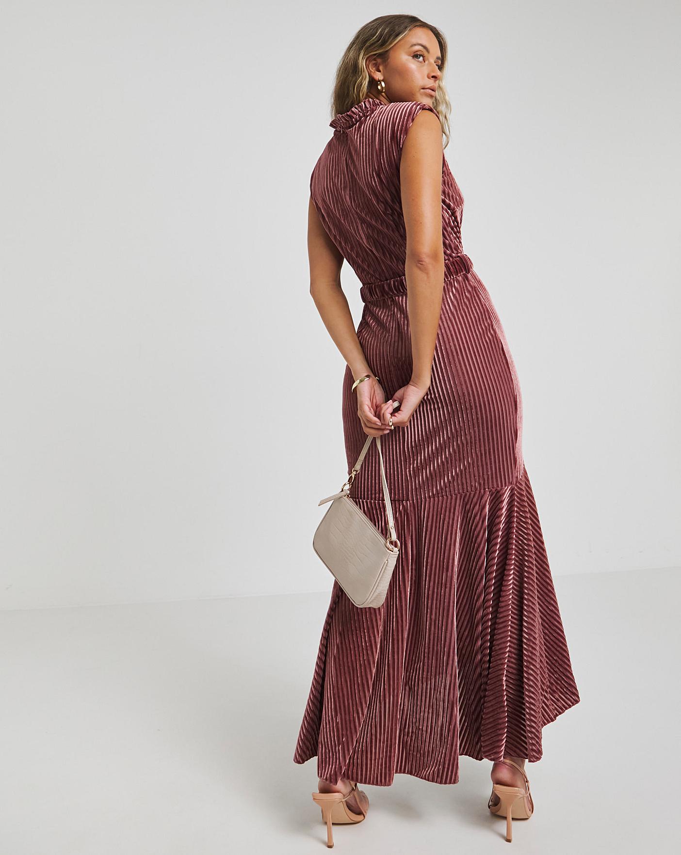 Little Mistress Velvet Maxi dress Fashion World