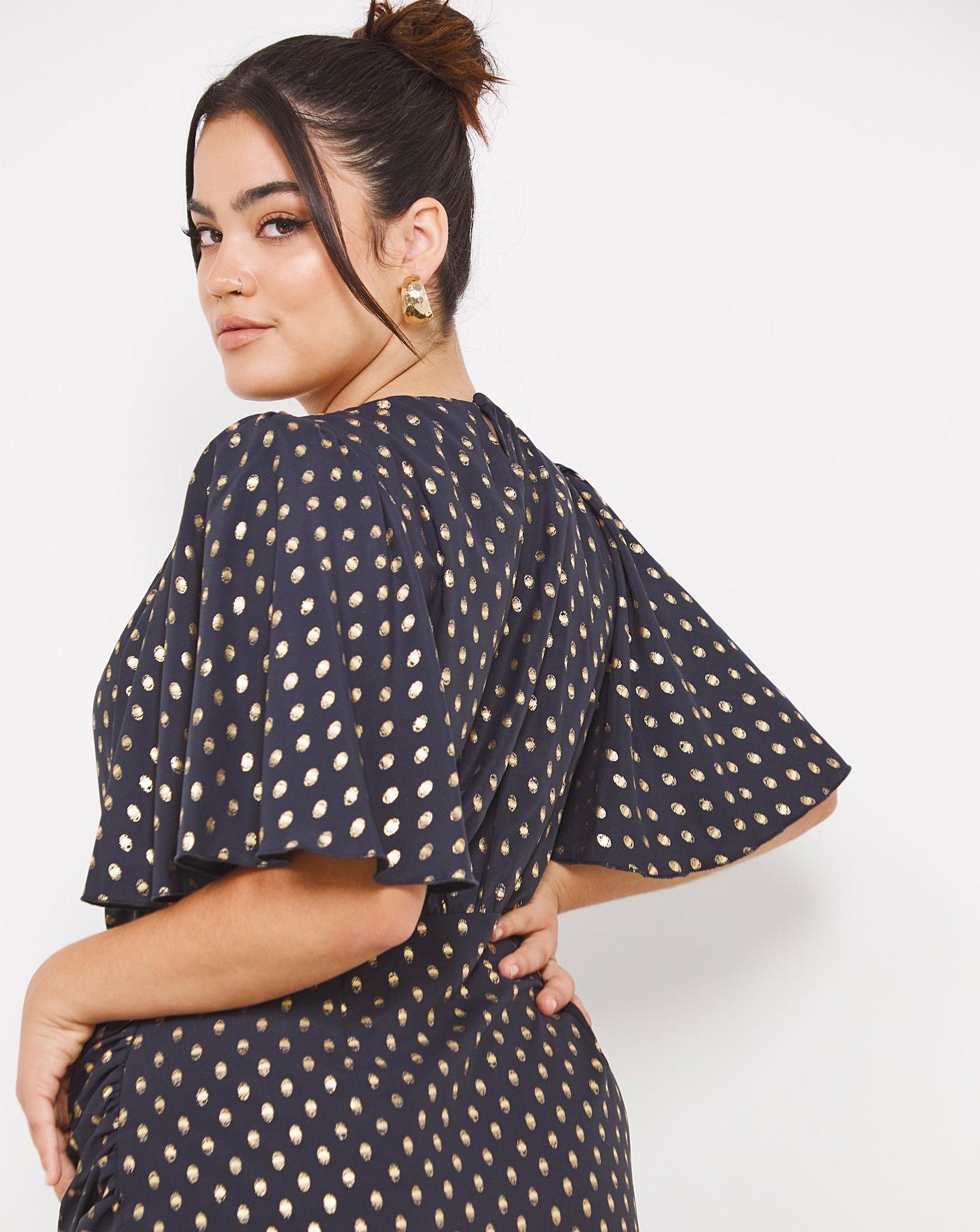 Little mistress clearance gold foil dress