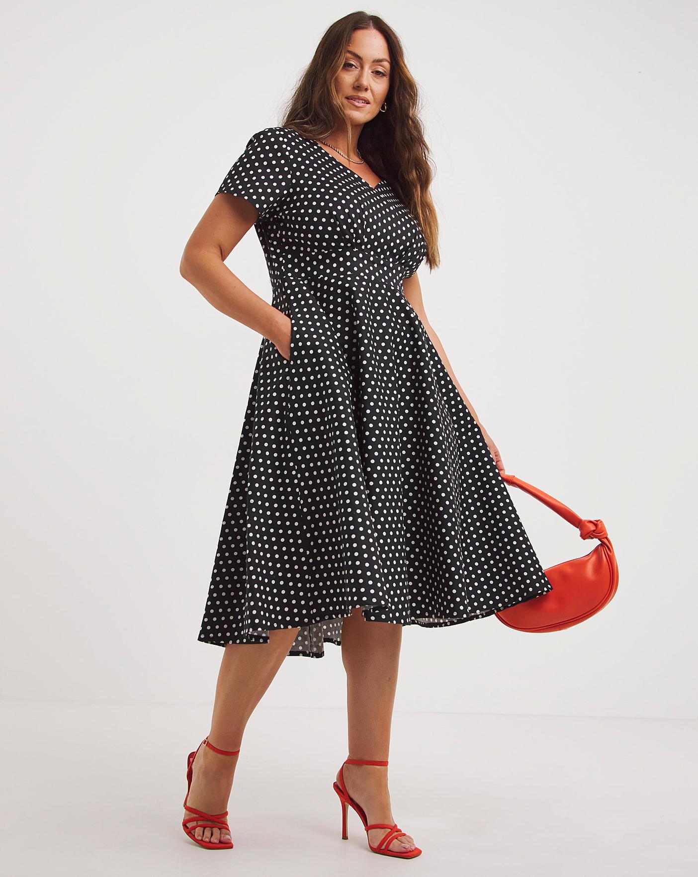 Jd williams polka dot dress sale