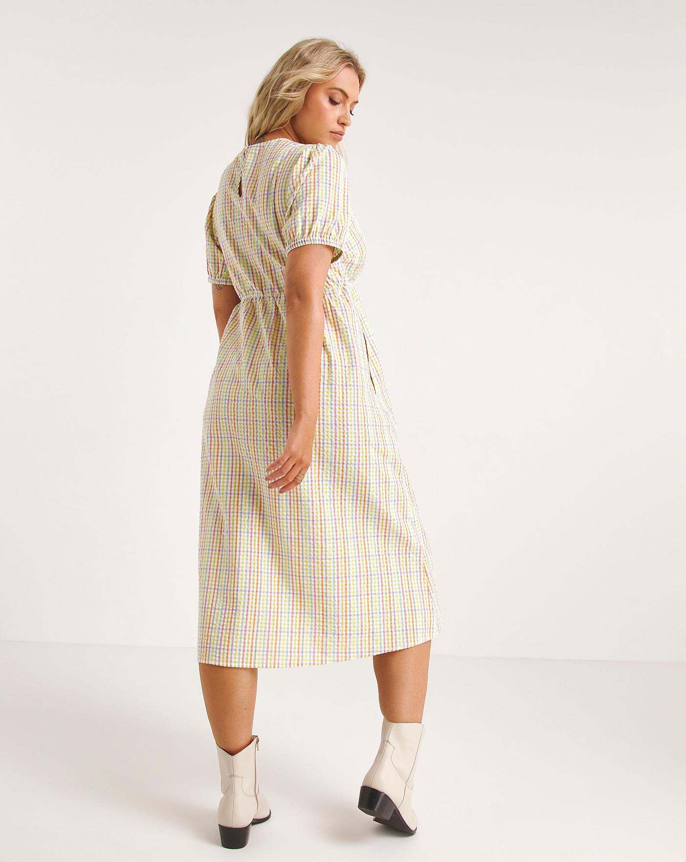 Midi 2025 gingham dress