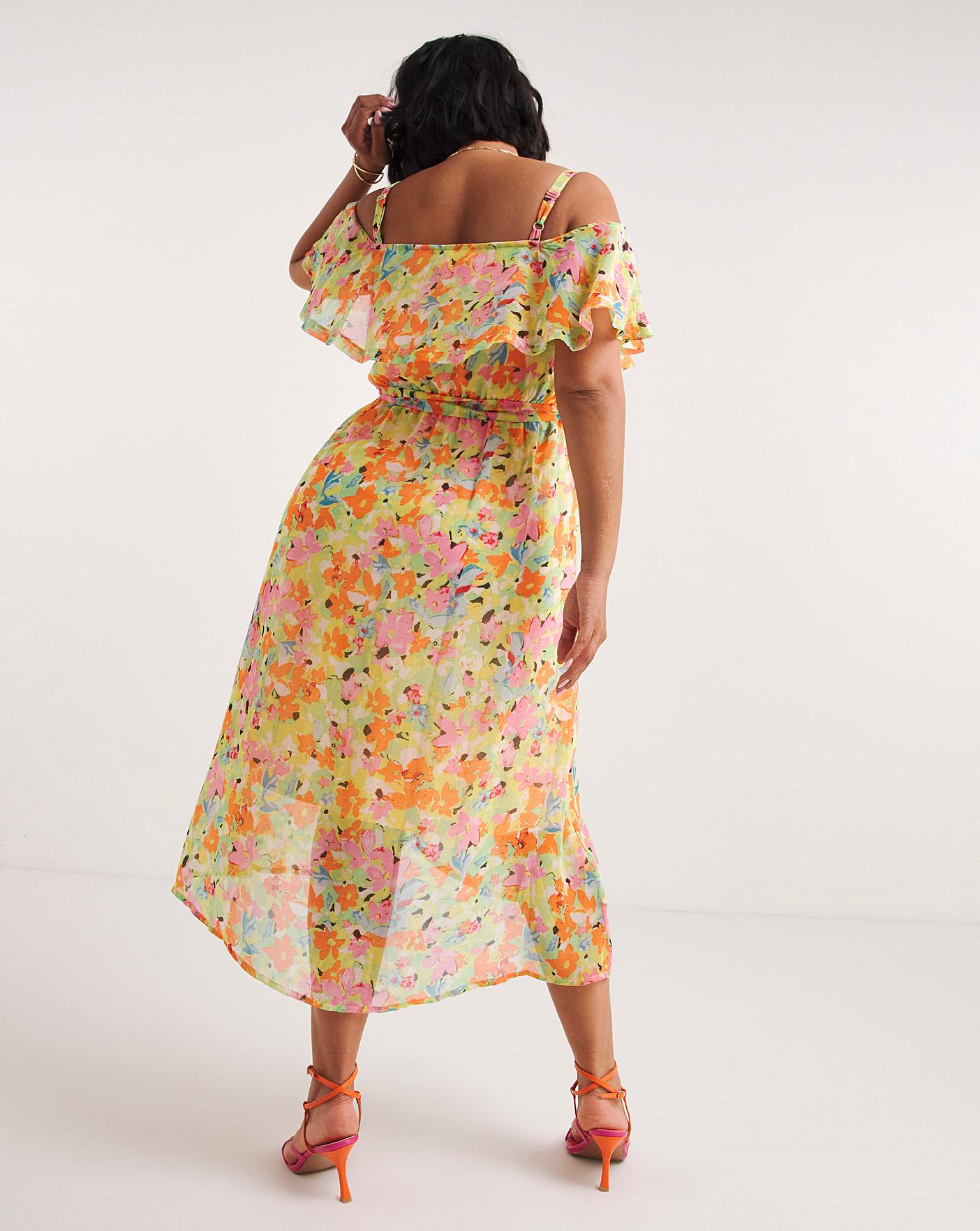 Bardot Floral Midi Dress Fashion World