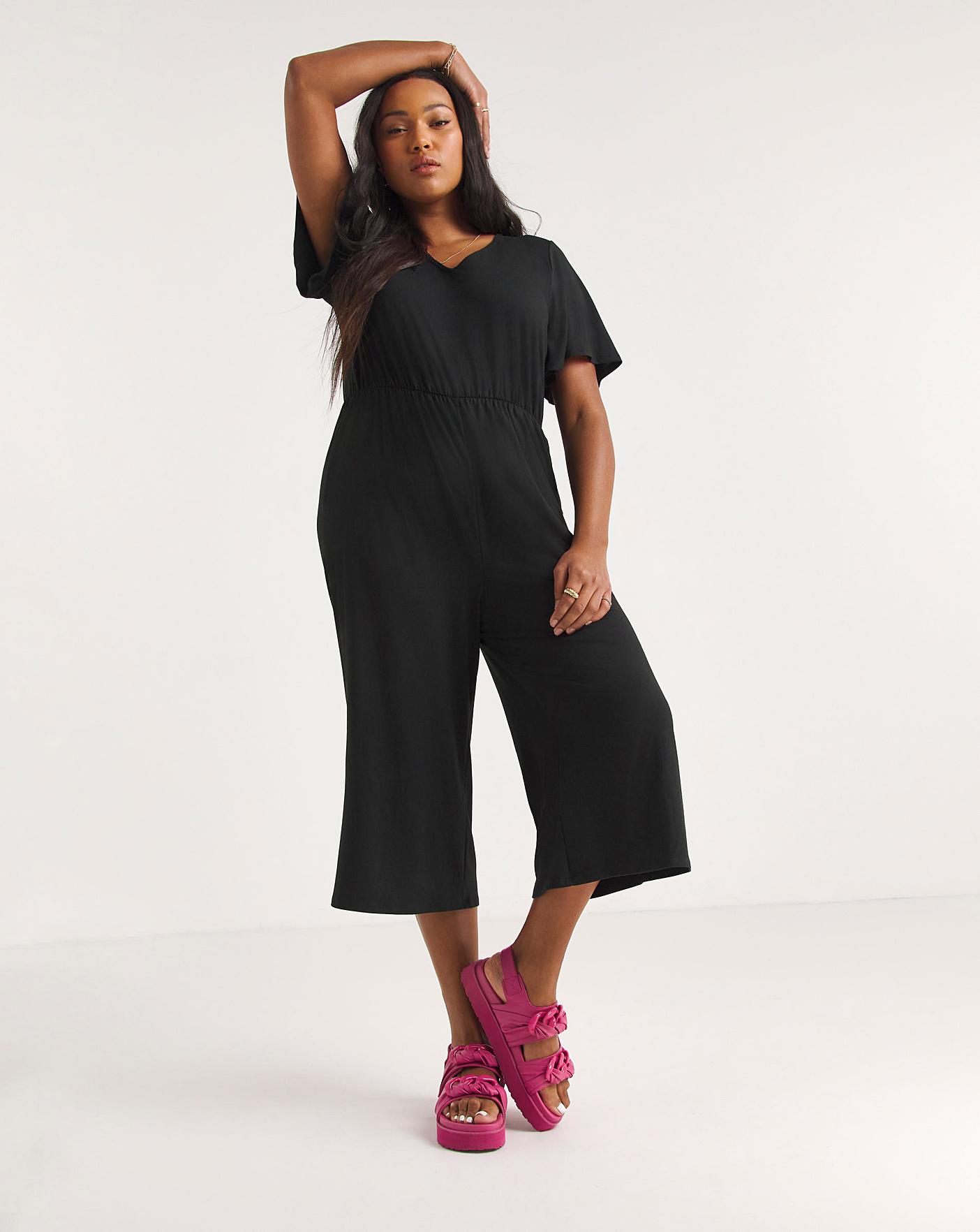 Black cheap daytime jumpsuit