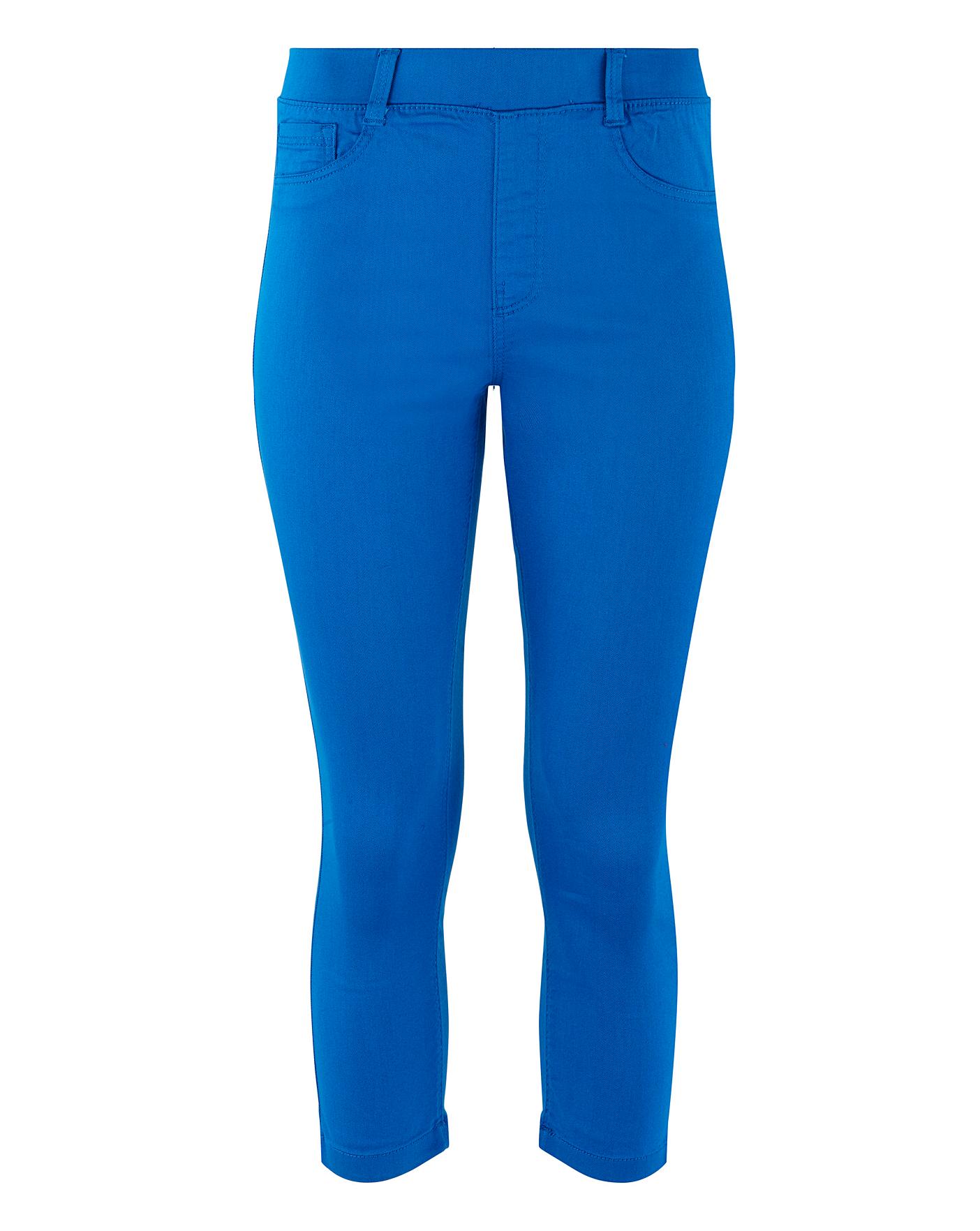 cobalt blue jeggings